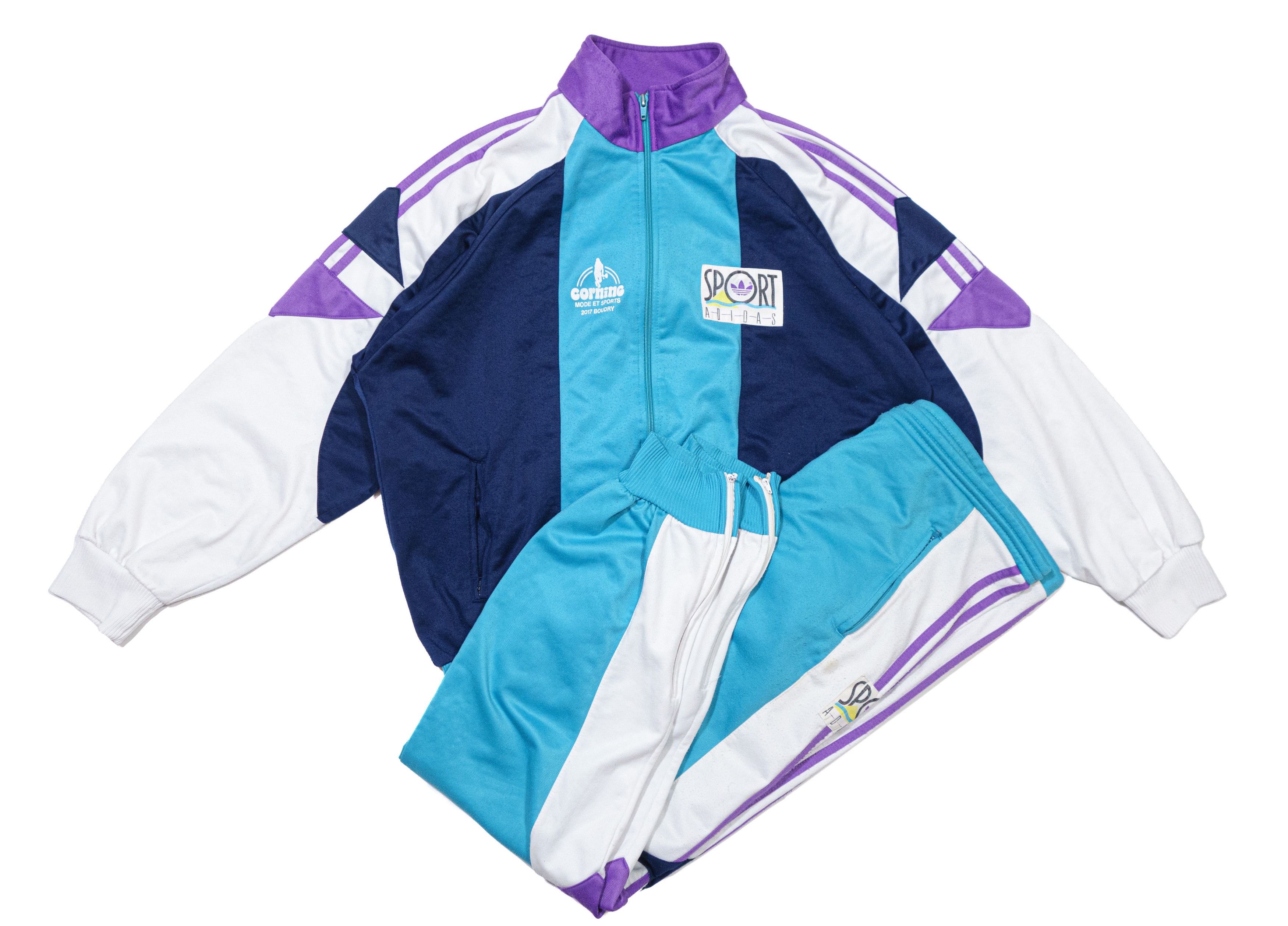 Adidas 90S Logo Sport Suit Size US M / EU 48-50 / 2 - 1 Thumbnail