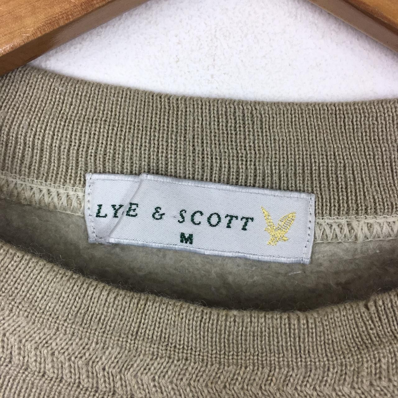 Lyle & Scott Vtg LYLE & SCOTT Big Logo Embroidery Size M / US 6-8 / IT 42-44 - 4 Thumbnail
