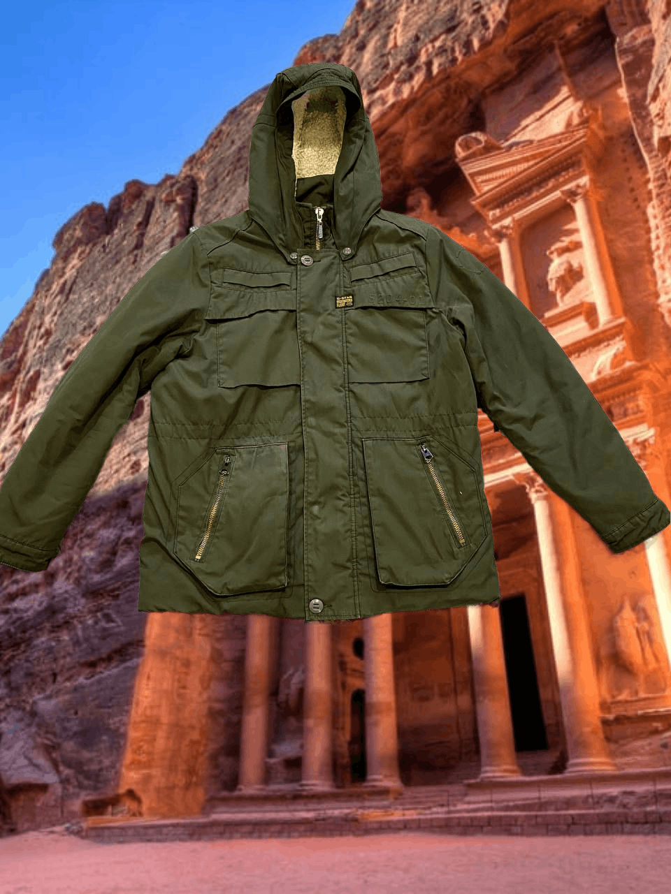 G-Star vintage green jacket G-Star Raw logo Y2K Streetwear Size US M / EU 48-50 / 2 - 1 Thumbnail