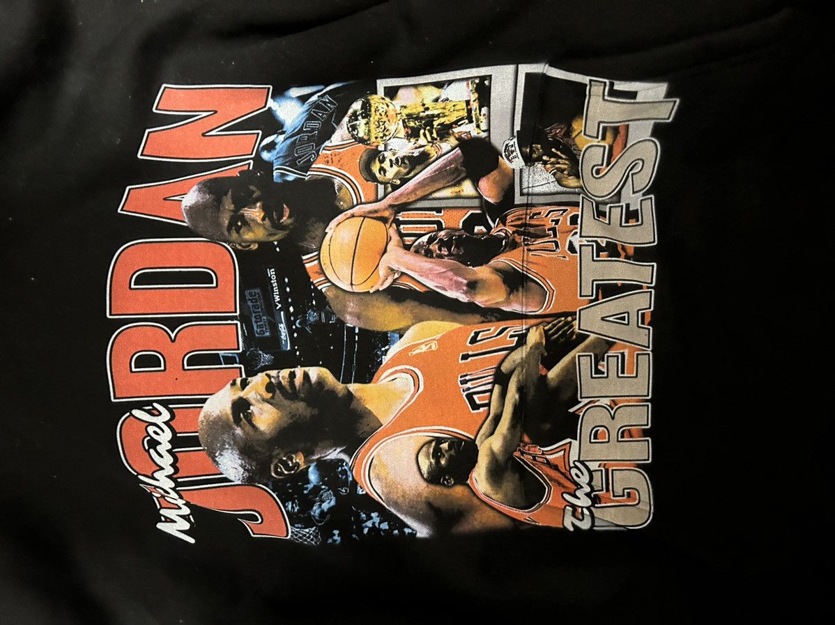image of “Jordan Greatness” Hoodie in Black, Men's (Size 2XL)