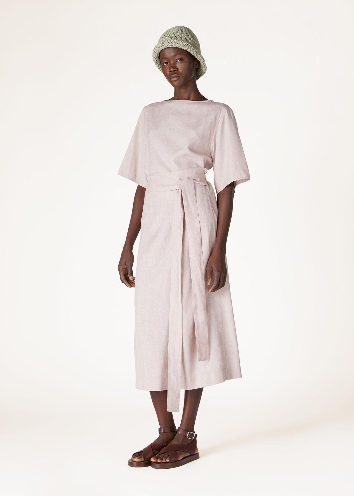 Loro Piana o1srvl11e0725 FAO0423 Mara T-Shirt in Light Pink Size L / US 10 / IT 46 - 4 Thumbnail