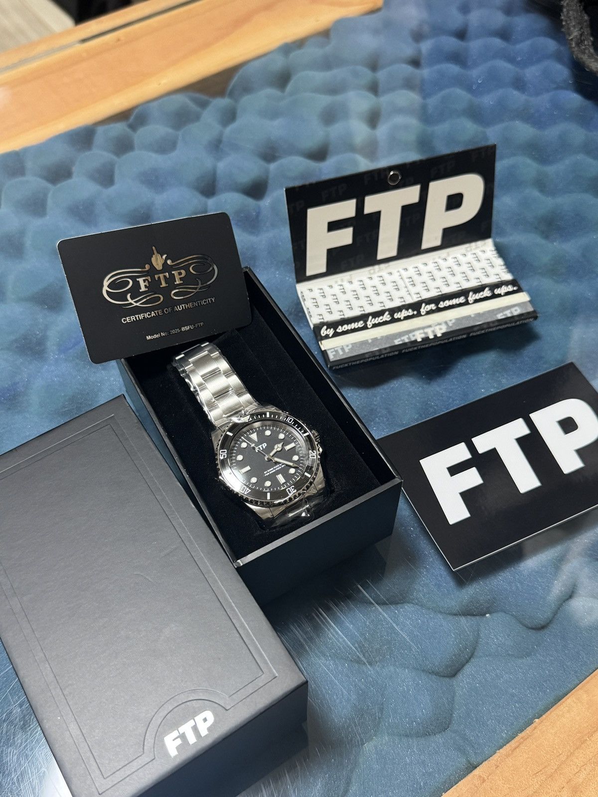Fuck The Population FTP 2025-BSFU-FTP TIMEPIECE WATCH 41MM | Grailed