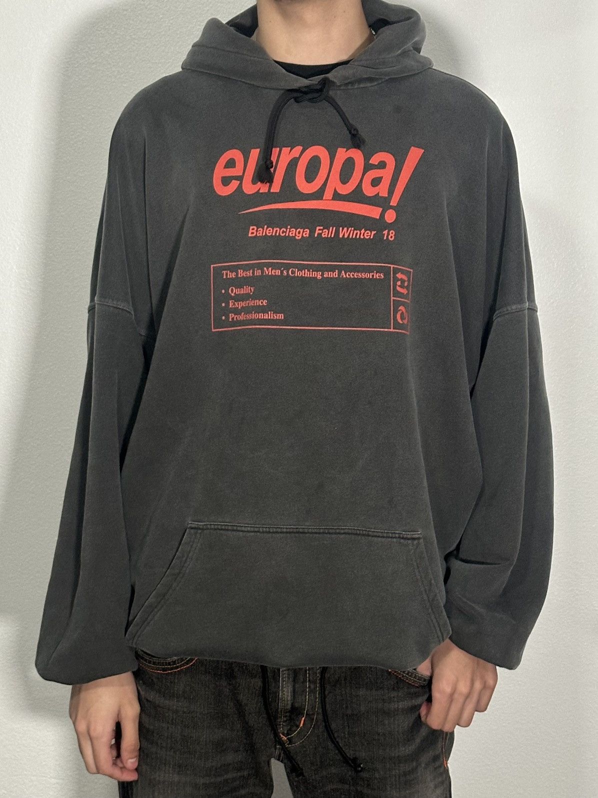 balenciaga europa hoodie