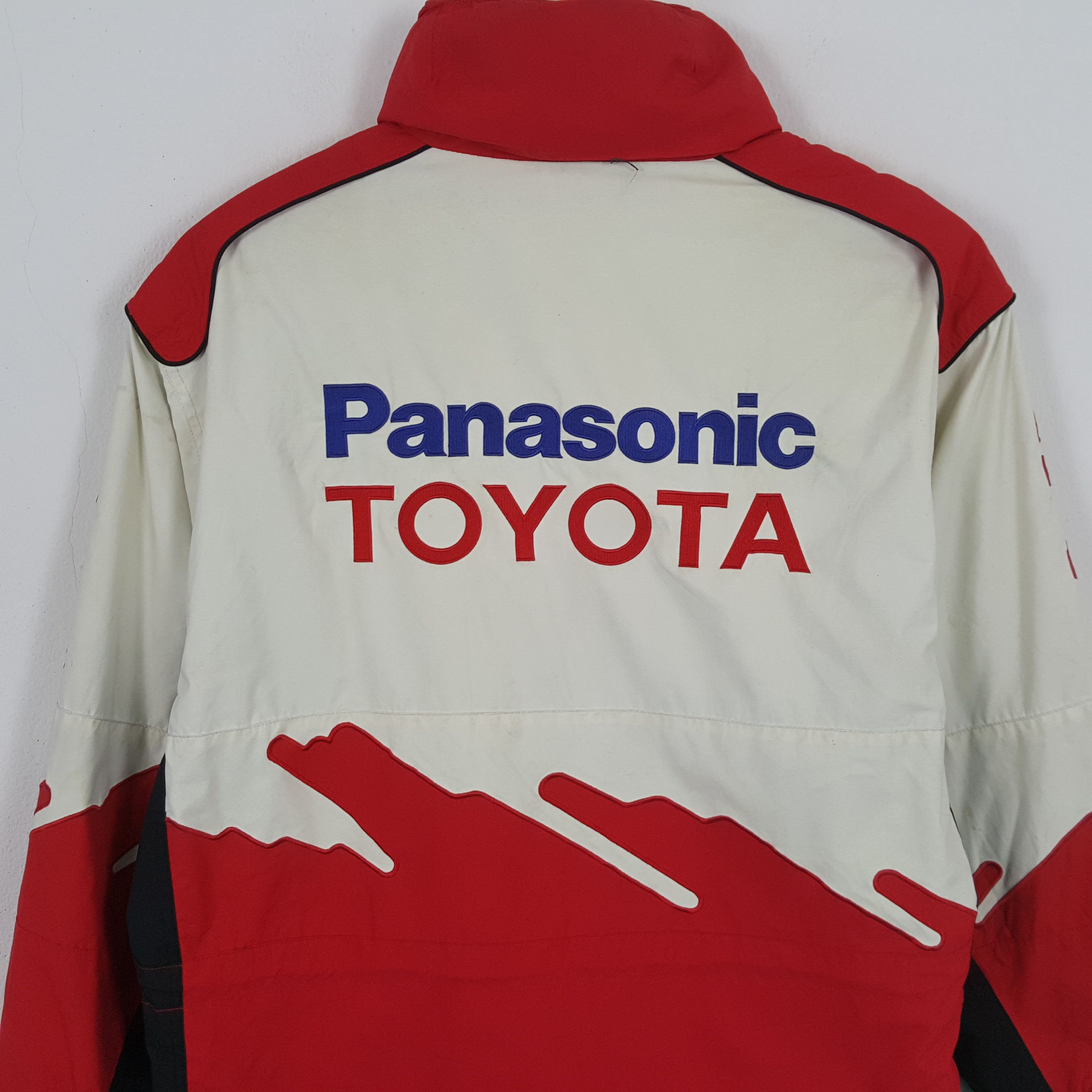 Japanese Brand × Vintage PANASONIC TOYOTA Japanese Motorsports Racing Jacket Style Size US XL / EU 56 / 4 - 2 Thumbnail