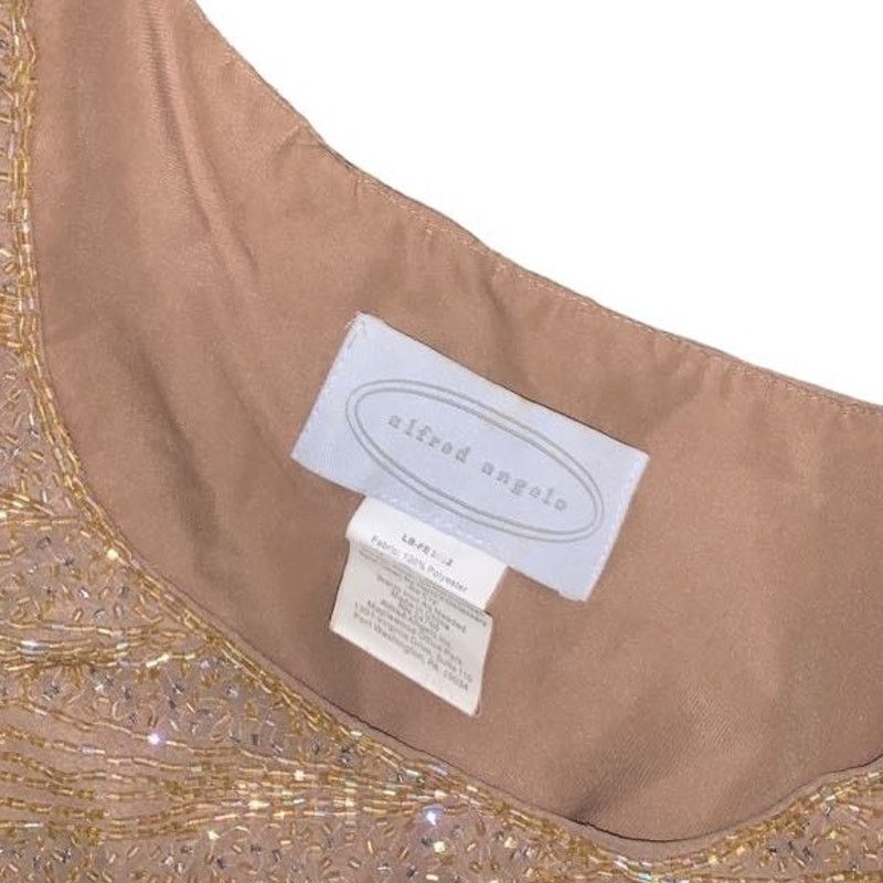 Other 2 Alfred Angelo Fitted Sleeveless Top Bead Embroidered Sz 6 Size M / US 6-8 / IT 42-44 - 3 Thumbnail