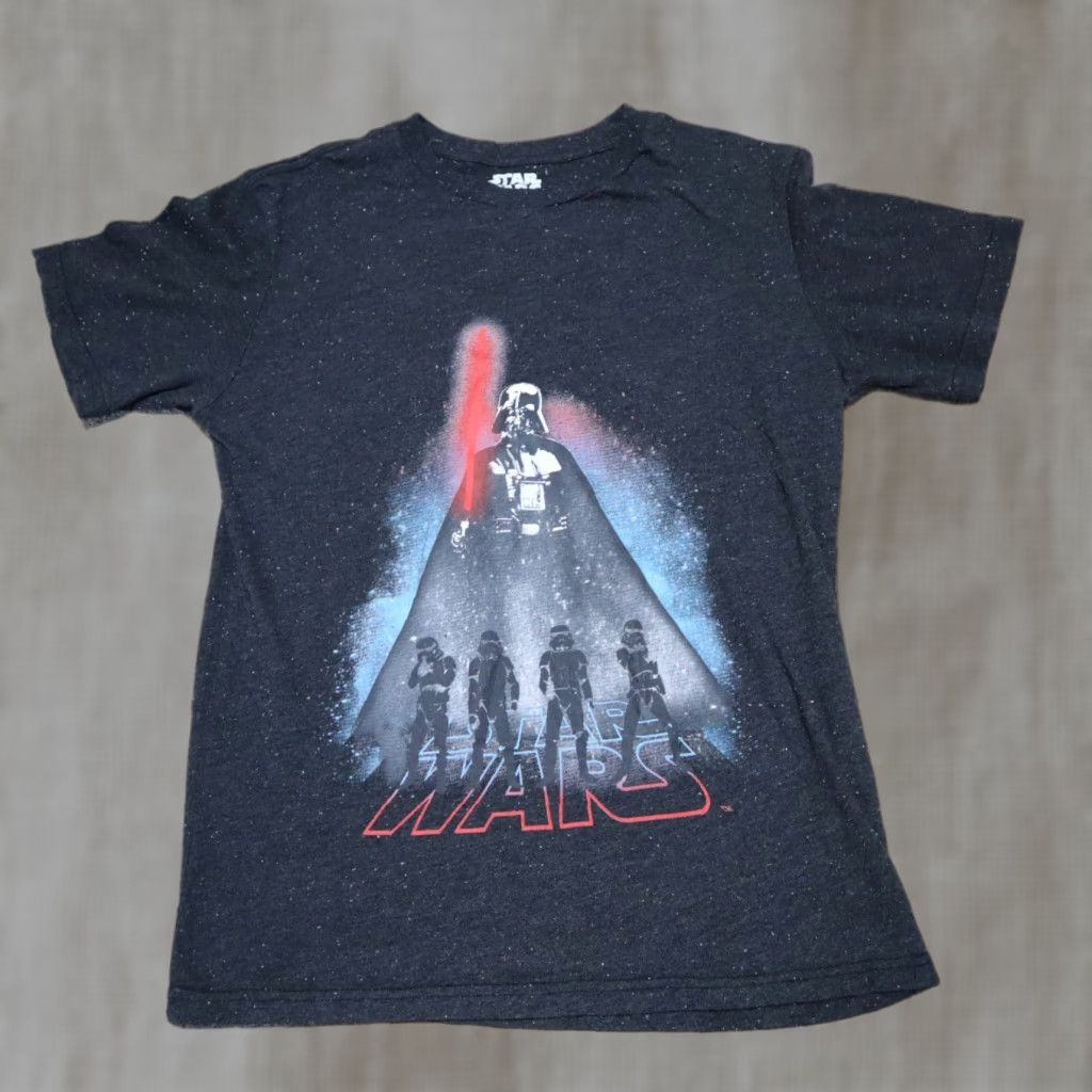 Star Wars STAR WARS Vader Light Saber Blue Short Sleeve T-Shirt Men S/M Small Size US S / EU 44-46 / 1 - 1 Thumbnail