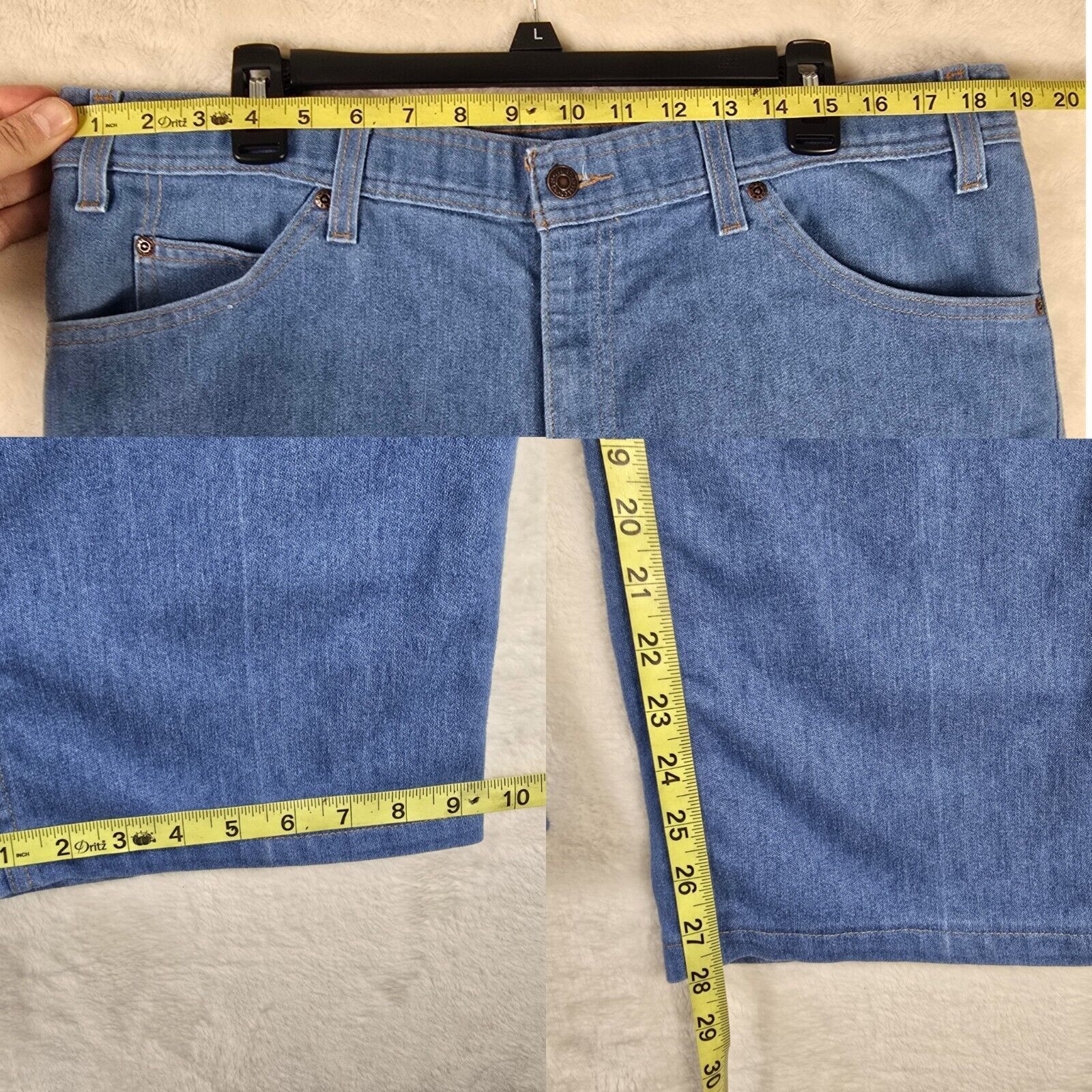 Levi's Vintage Levis Brown Tab Mens Blue Jeans 43415-4514 40x29 Size US 40 / EU 56 - 11 Thumbnail