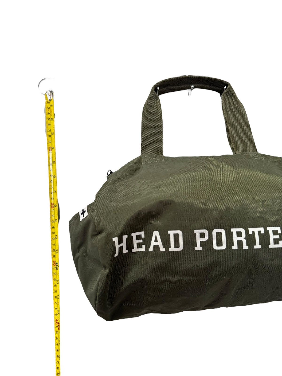 Head Porter × Japanese Brand × Porter HEAD PORTER PLUS GREEN MILITARY ARMY CARRY BAG Size ONE SIZE - 3 Thumbnail