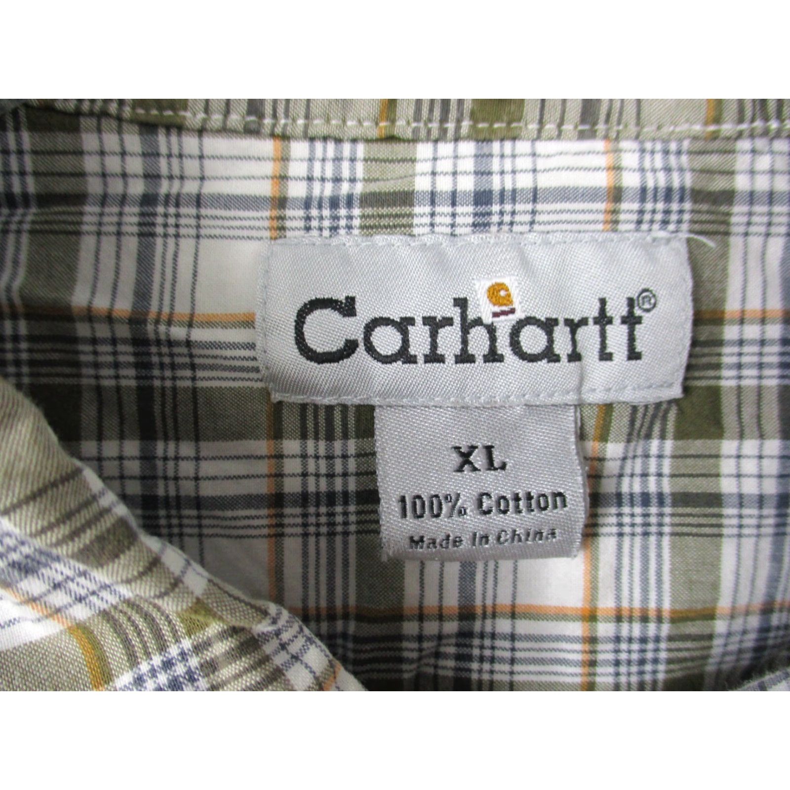 Carhartt Carhartt Plaid Shirt Men XL Short Sleeve Relaxed Fit Pocket Button Down Cowboy Size US XL / EU 56 / 4 - 5 Thumbnail
