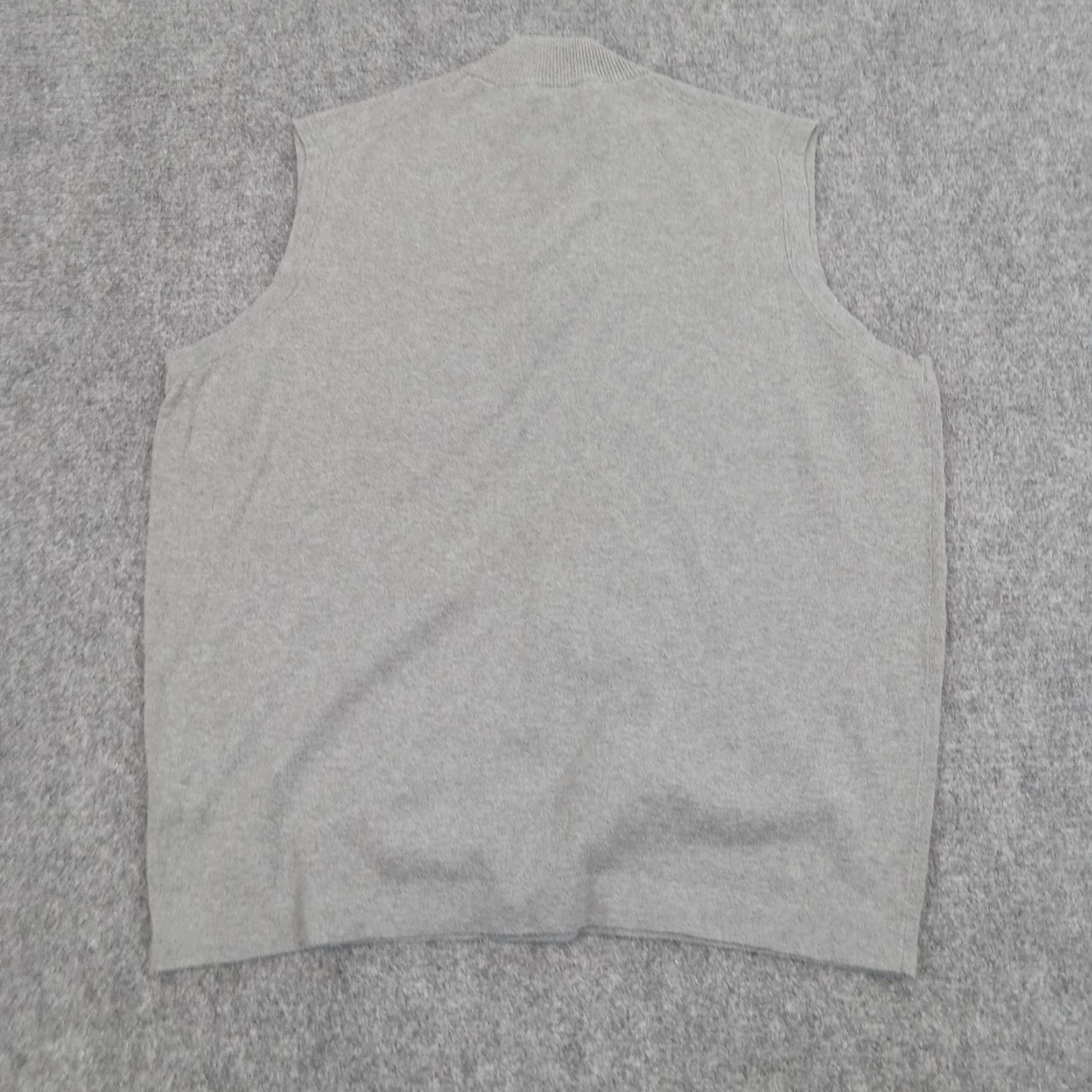 Peter Millar Peter Millar Mens XL Gray 1/4 Zip Sweater Vest Cotton Pullover Golf Sport Size US XL / EU 56 / 4 - 8 Thumbnail