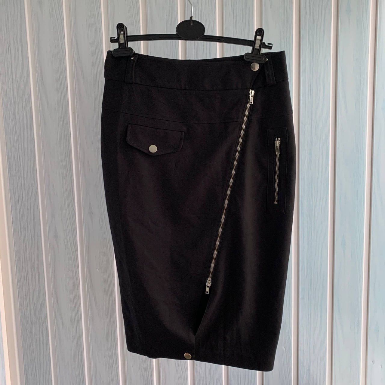 Jean Paul Gaultier Jean Paul Gaultier x Lindex Polyester & Viscose Pencil Skirt Size 32" / US 10 / IT 46 - 4 Thumbnail