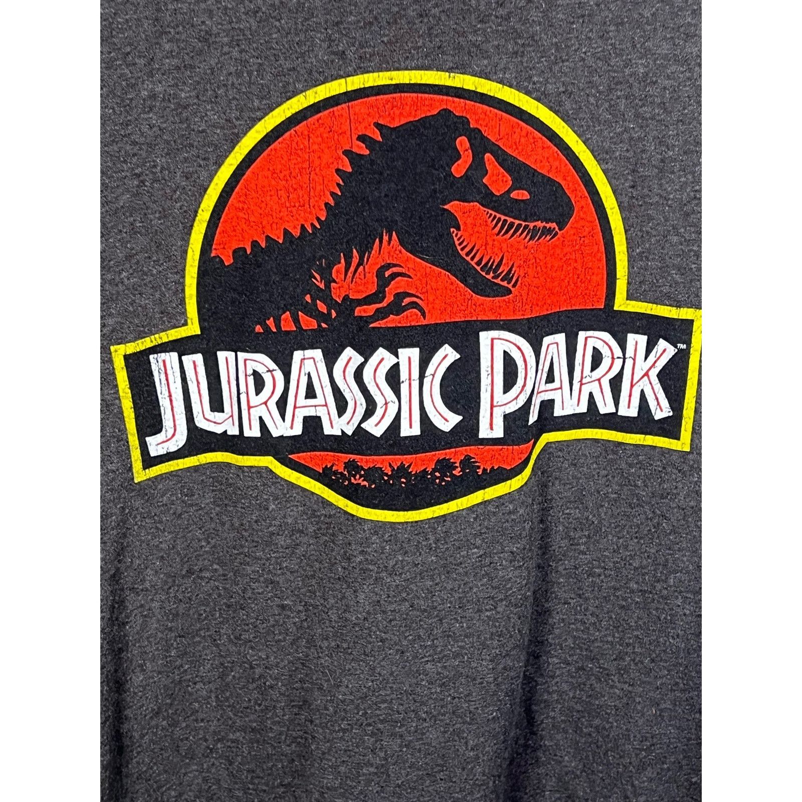 Other Jurassic Park T-Rex Logo Gray Shirt Size US M / EU 48-50 / 2 - 4 Thumbnail