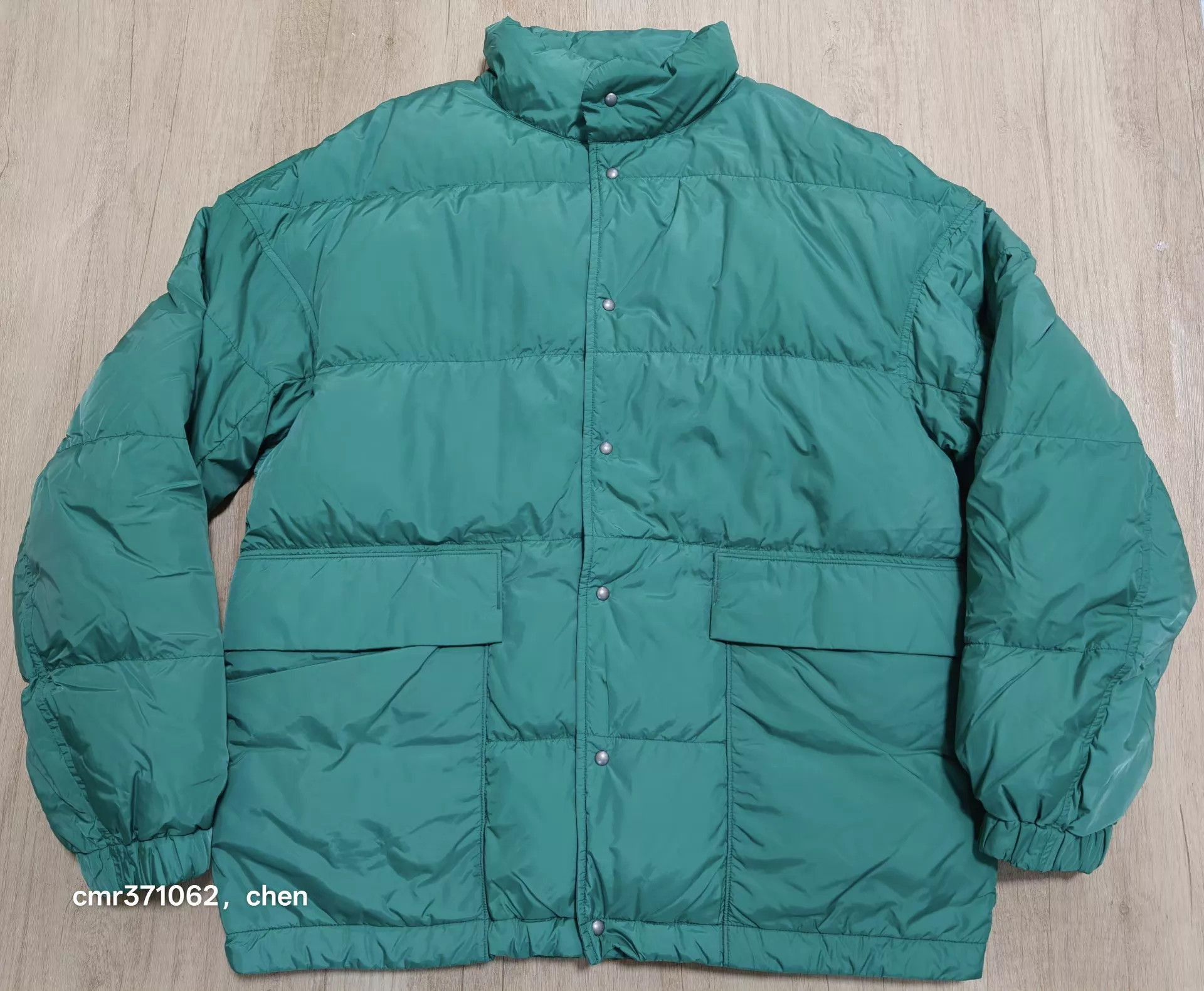 Visvim Green Puffer Jacket with Pockets, Size L Size US L / EU 52-54 / 3 - 1 Thumbnail
