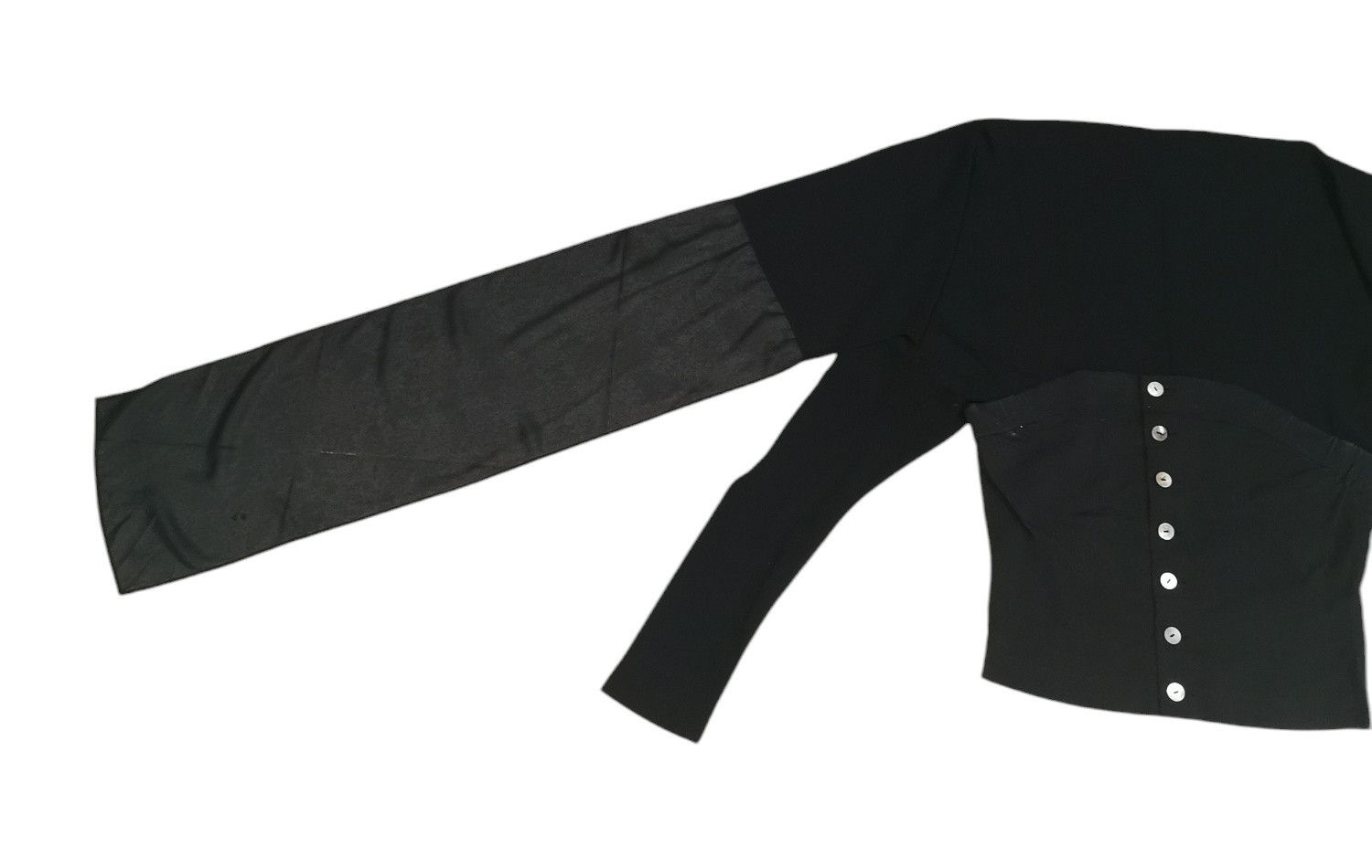 Tricot Comme des Garcons Rare Design Crop Tops