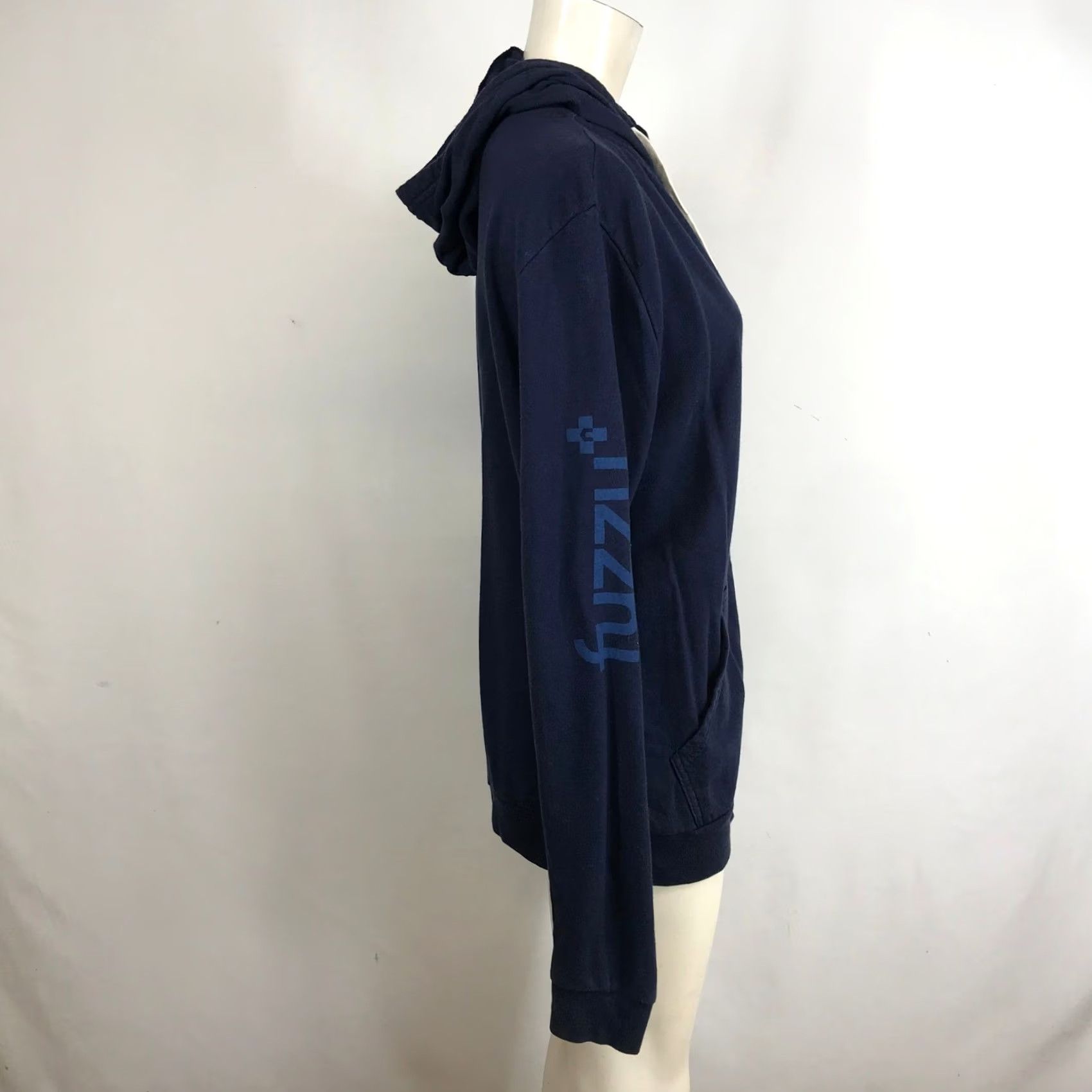 Marine Layer Marine Layer Navy Blue Zip Up Hoodie With Logo Graphic Size M Mens Regular Fit Size M / US 6-8 / IT 42-44 - 4 Thumbnail