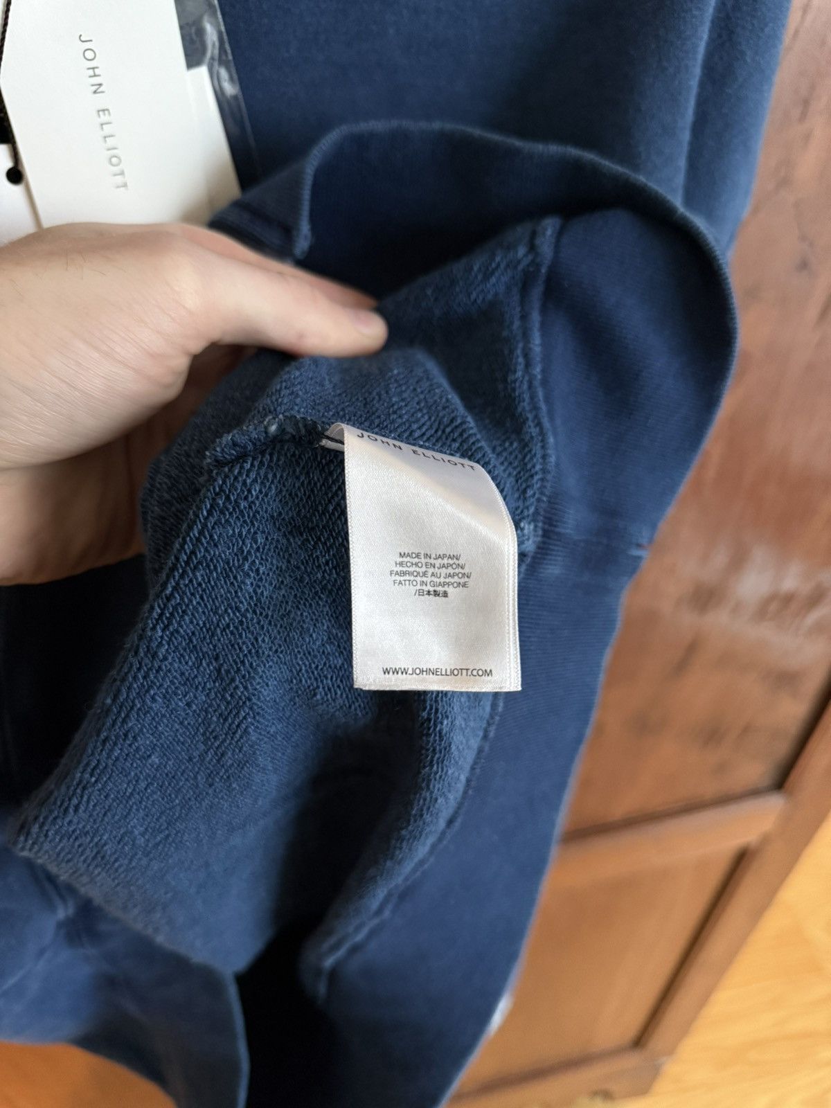 John Elliott John Elliot INDIGO SHIBORI FULL ZIP Size US L / EU 52-54 / 3 - 6 Thumbnail