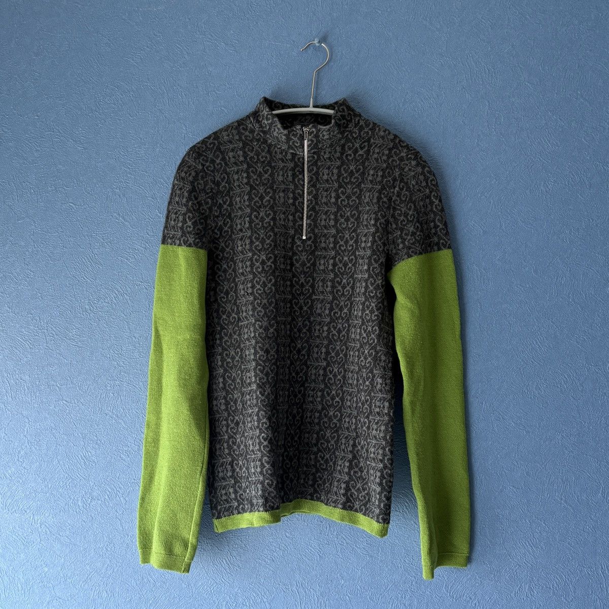 Comme des Garcons Homme Plus Comme des Garcons Homme Plus AD1996 Half Zip Knit Size US S / EU 44-46 / 1 - 1 Thumbnail