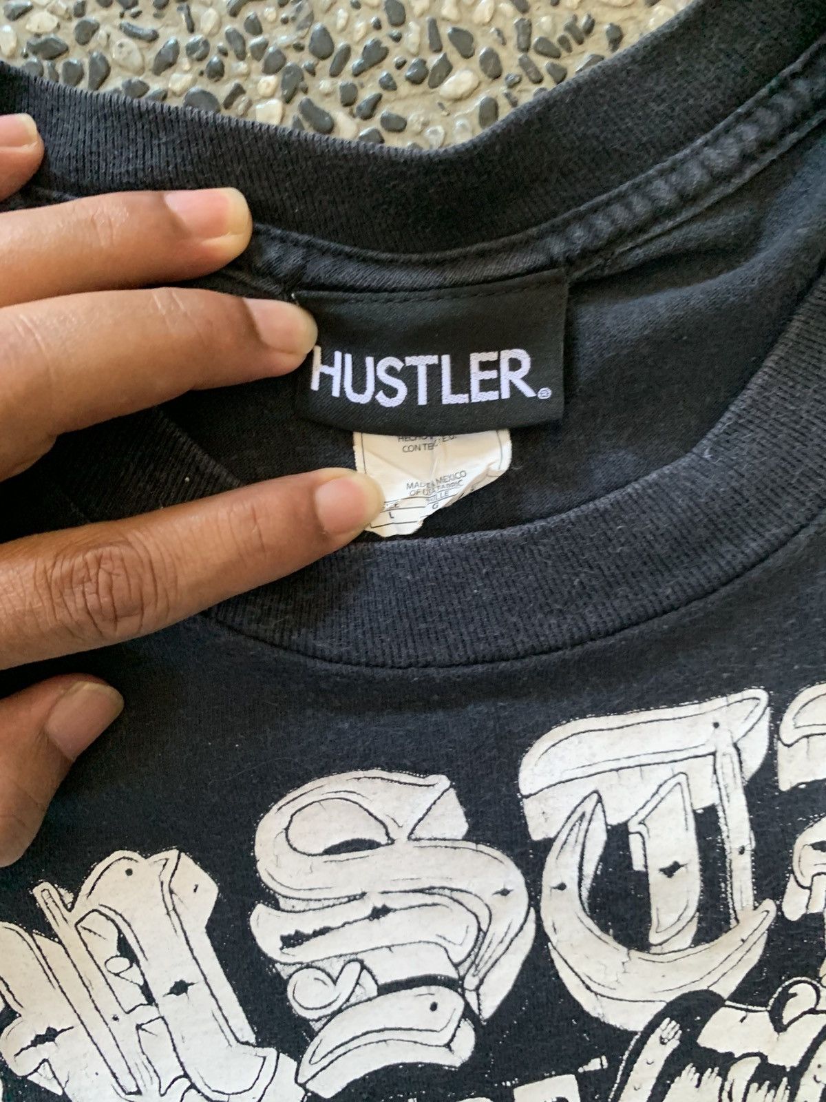 Vintage Vintage Hustler Hardcore Since 74 T shirt Size US L / EU 52-54 / 3 - 7 Thumbnail