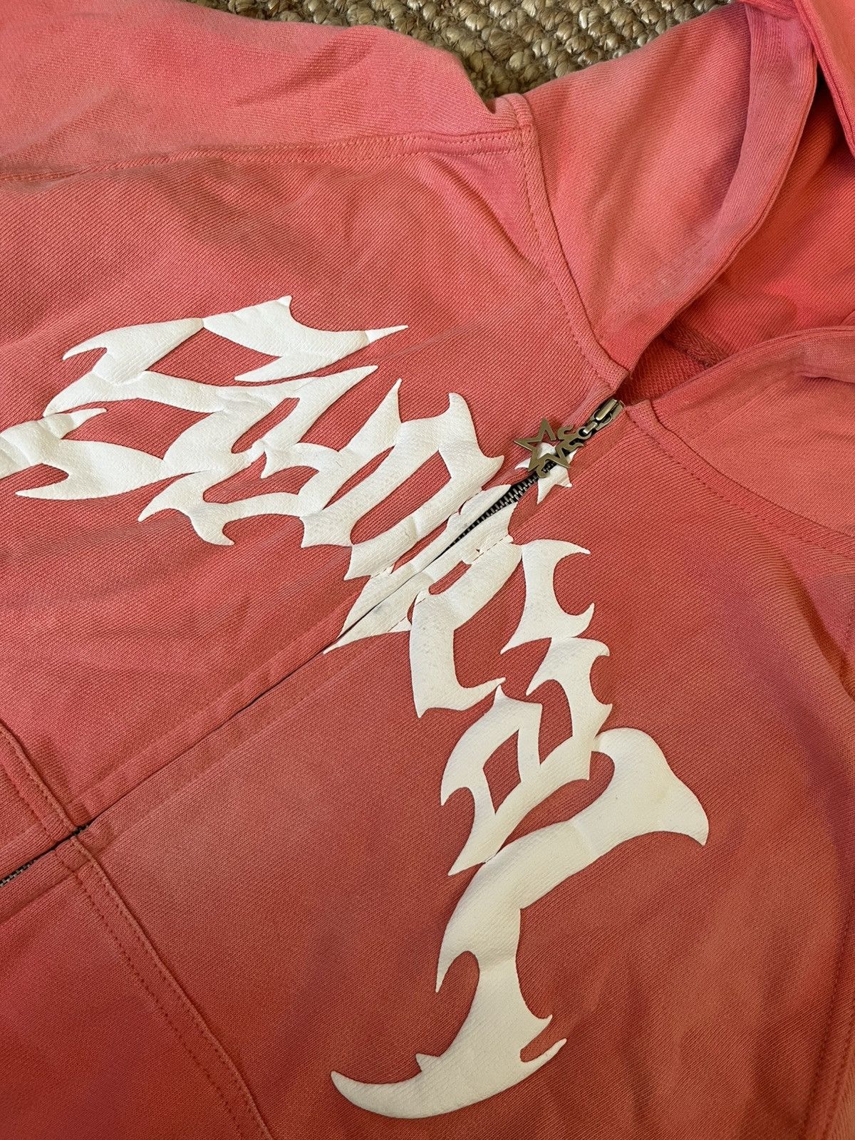 SYNICAL SYNICAL Peach Sun Fade Zip-up Hoodie Size US S / EU 44-46 / 1 - 2 Thumbnail