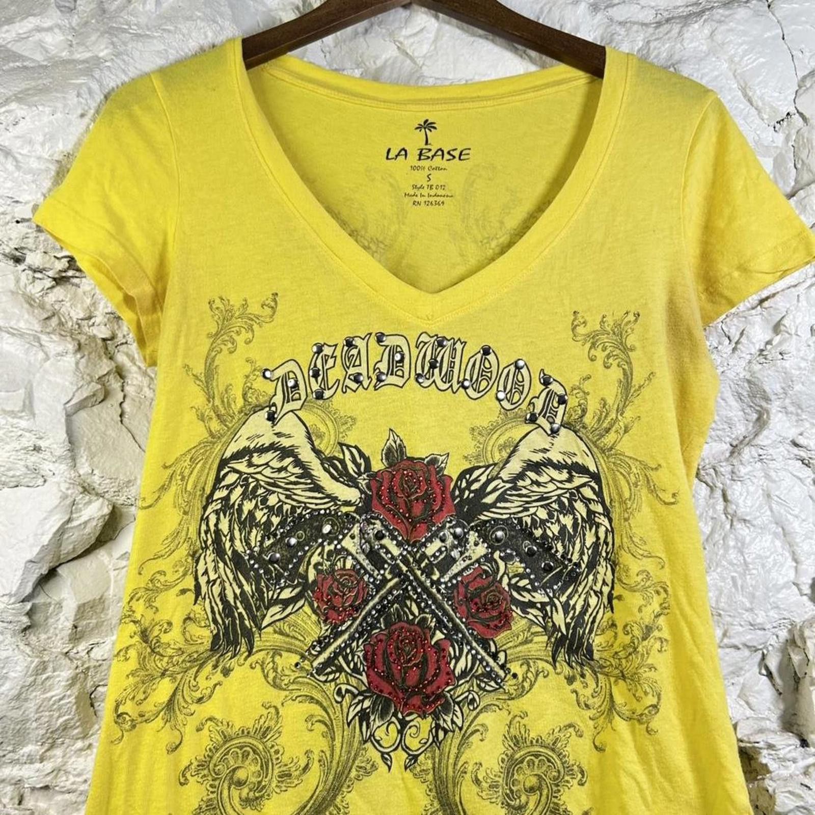 Other VTG LA Base Deadwood Grunge Skater Tee Size Small Size S / US 4 / IT 40 - 2 Thumbnail