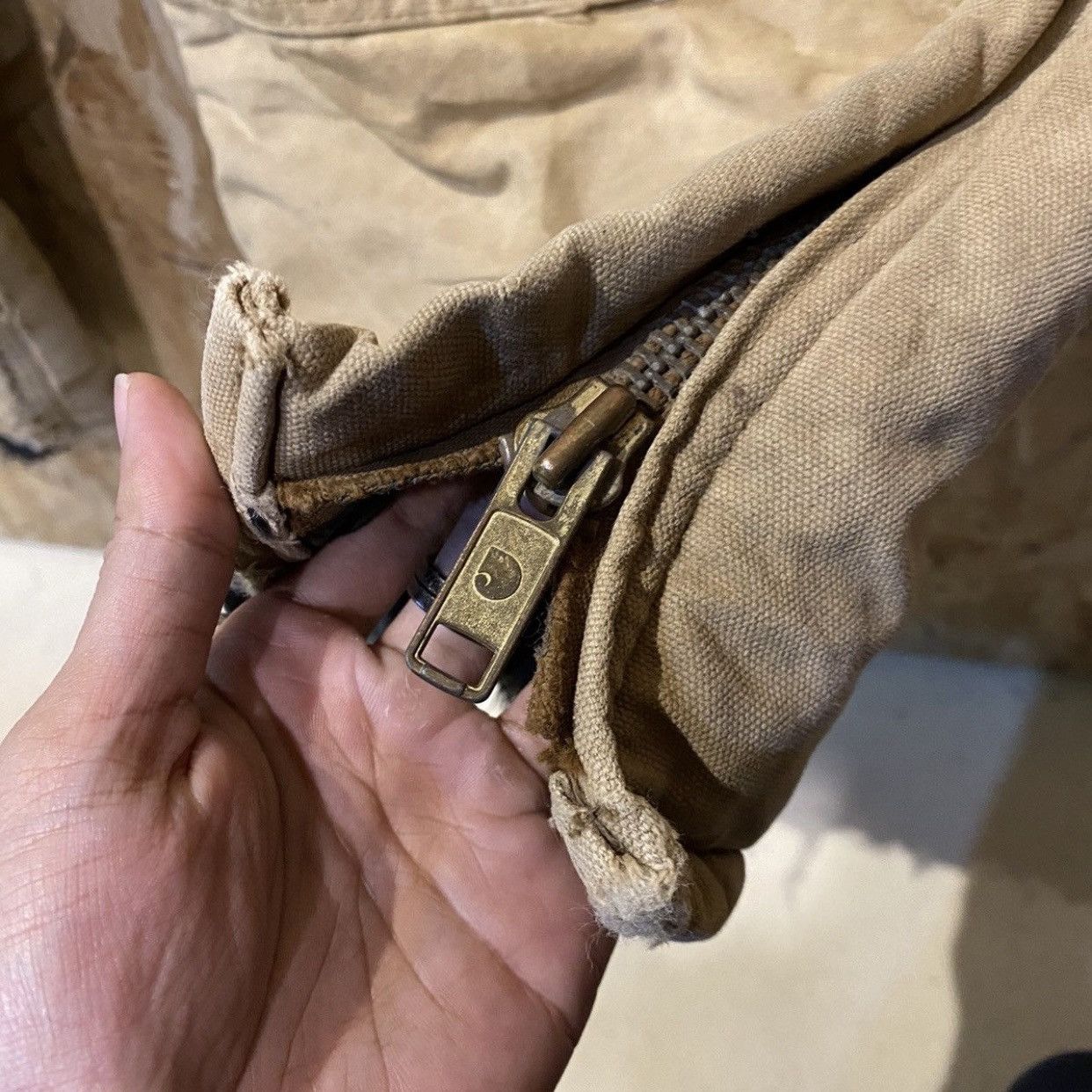 Carhartt Vintage Thrash Distressed Carhart Overalls size 50x30 Size US 44 / EU 60 - 9 Thumbnail
