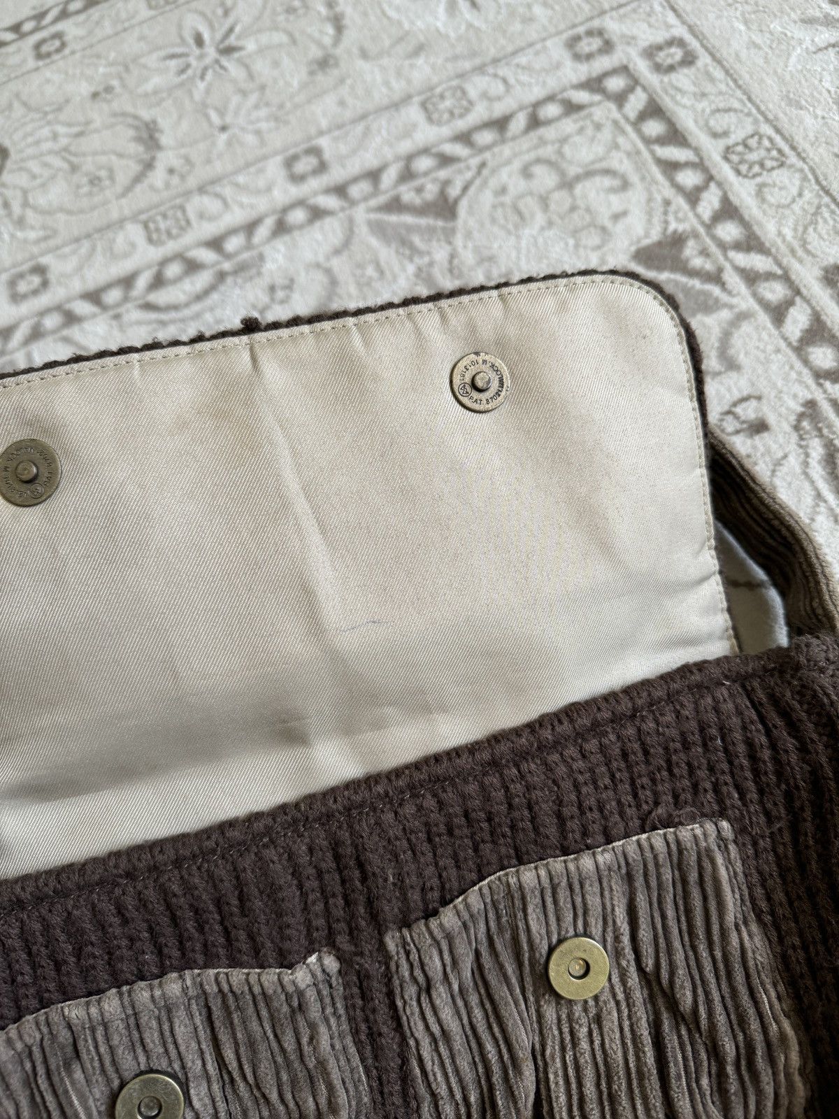 Quiksilver Vintage Quiksilver Roxy Knit Corduroy Mini Handle Bag Y2K Size ONE SIZE - 6 Thumbnail