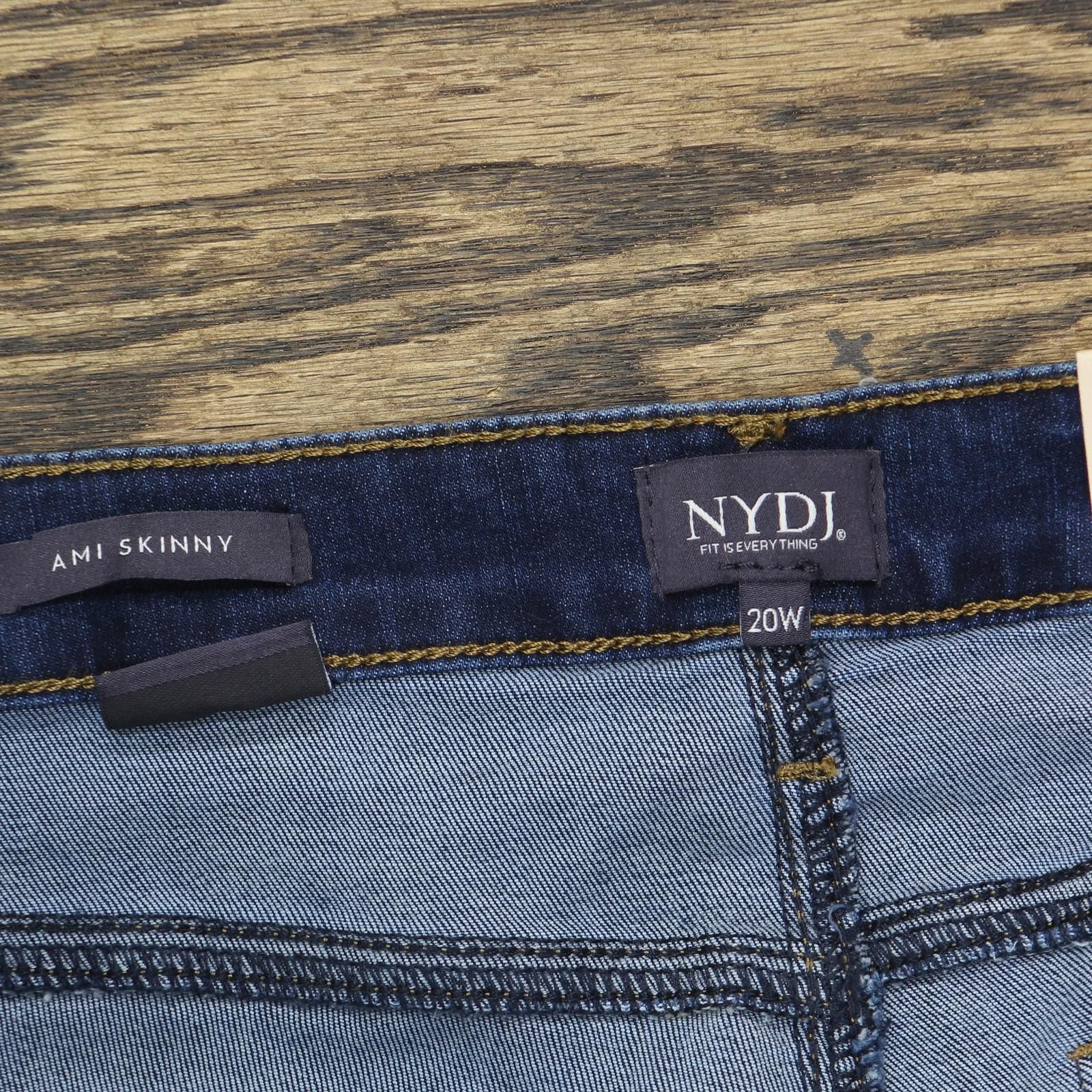 Other Nwt Nydj Ami Quinn Skinny Jeans Wprias8515 Quinn Blue 20w Size 42" / US 20 - 6 Thumbnail