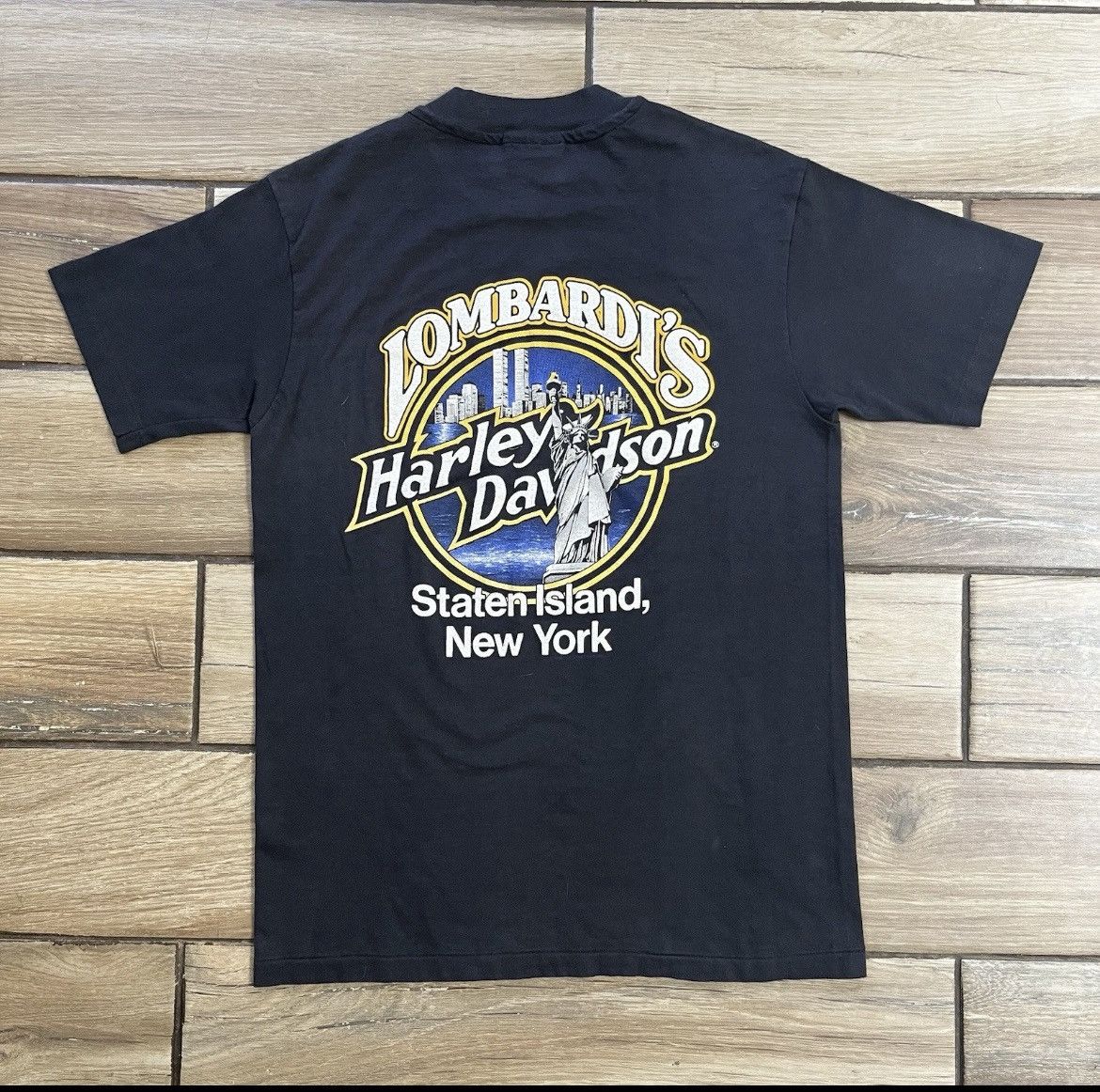 Harley Davidson × Vintage Harley Davidson 80s Tee Used But Not Used Up Medium Size US M / EU 48-50 / 2 - 10 Thumbnail