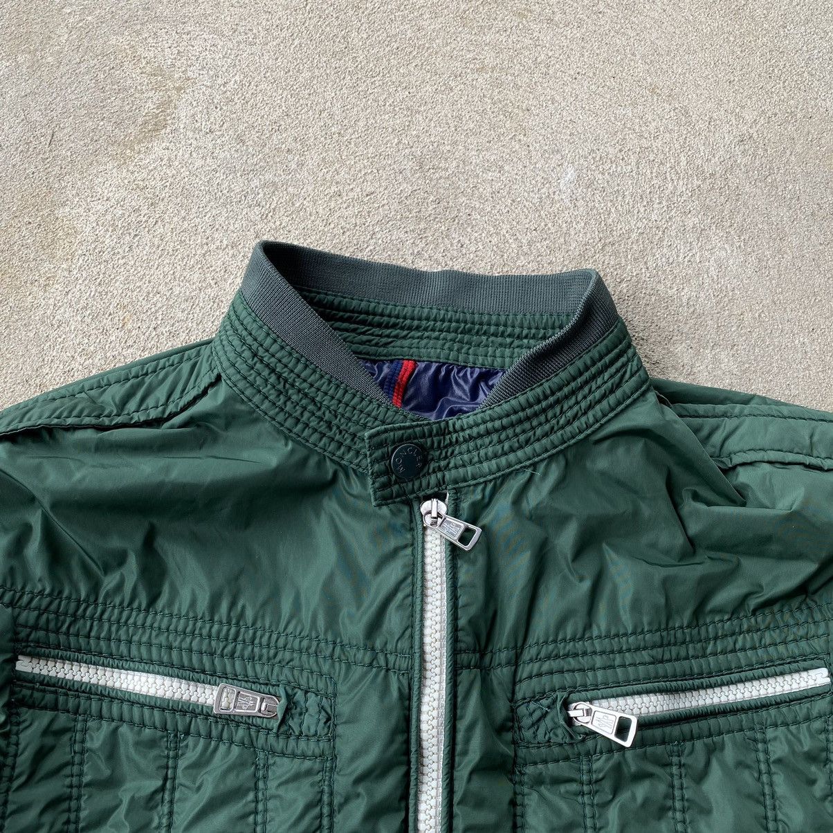 Moncler Vintage Moncler THYM moto jacket Size US S / EU 44-46 / 1 - 7 Thumbnail