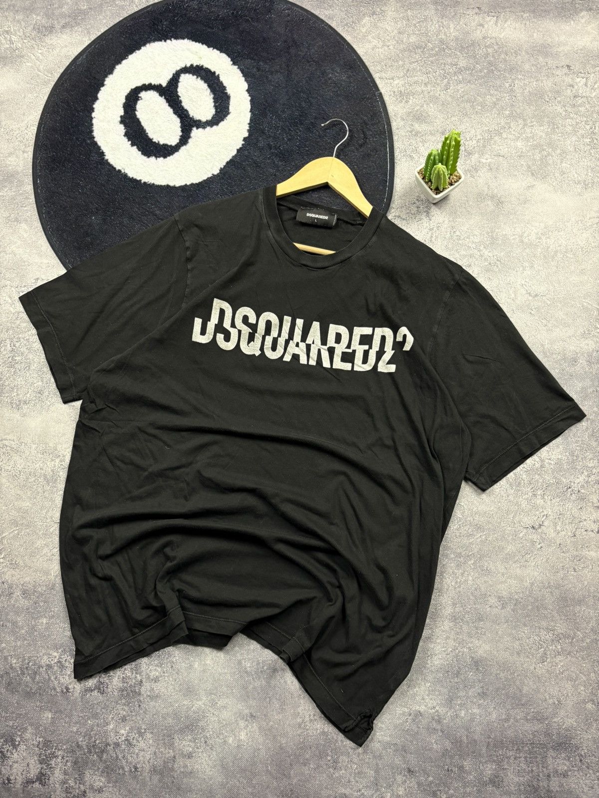 Dsquared2 DSQUARED2 Hype Big Logo Tshirt Streetwear Luxury Rare Logo Size US L / EU 52-54 / 3 - 1 Thumbnail