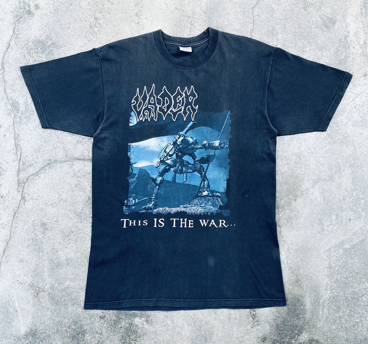 Band Tees Vintage Vader Death Metal Band Distressed Tees Size US L / EU 52-54 / 3 - 1 Thumbnail