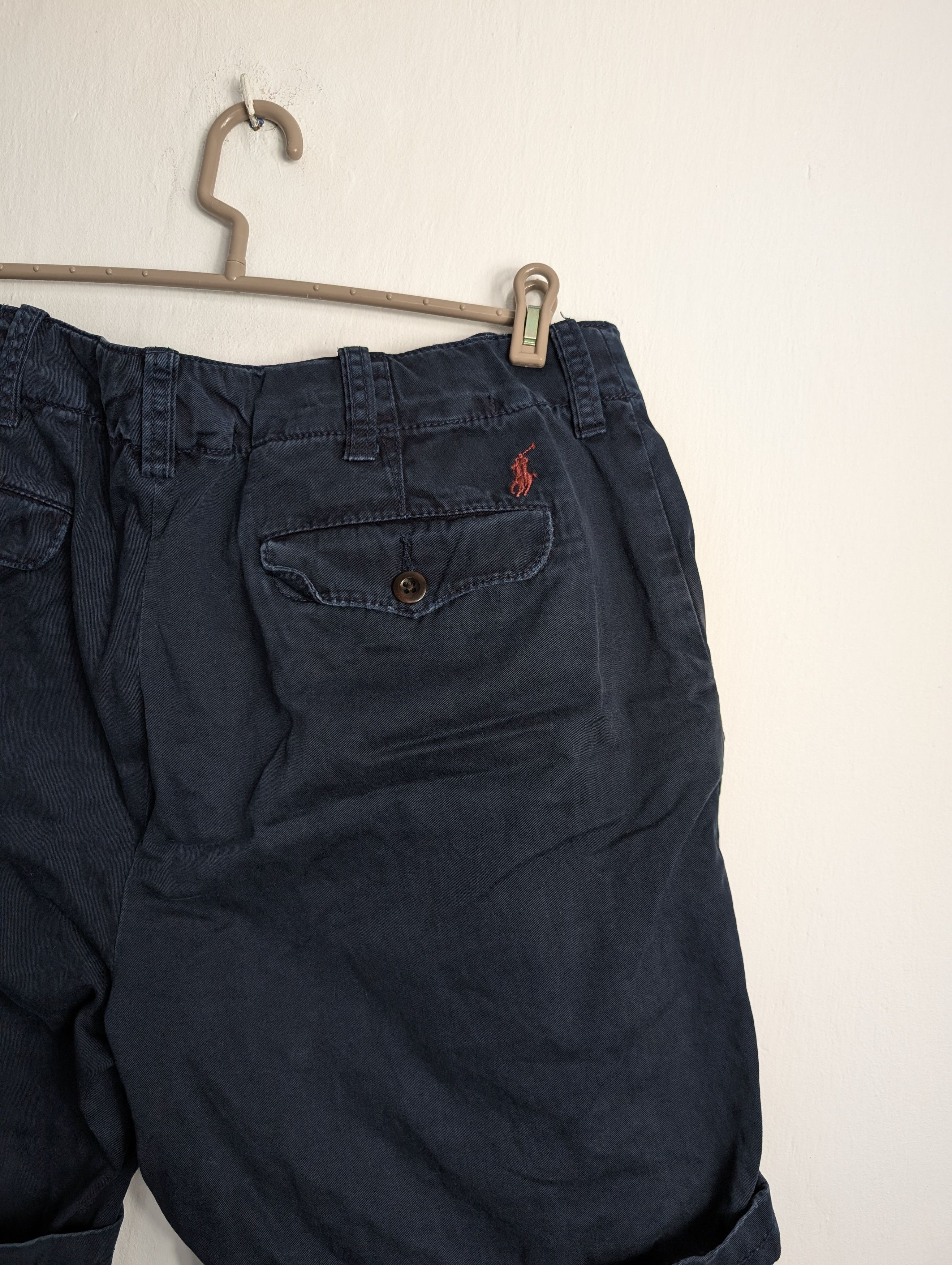 Polo Ralph Lauren × Vintage Polo Ralph Lauren Navy Shorts Classic Preppy Style Size US 39 - 1 Thumbnail