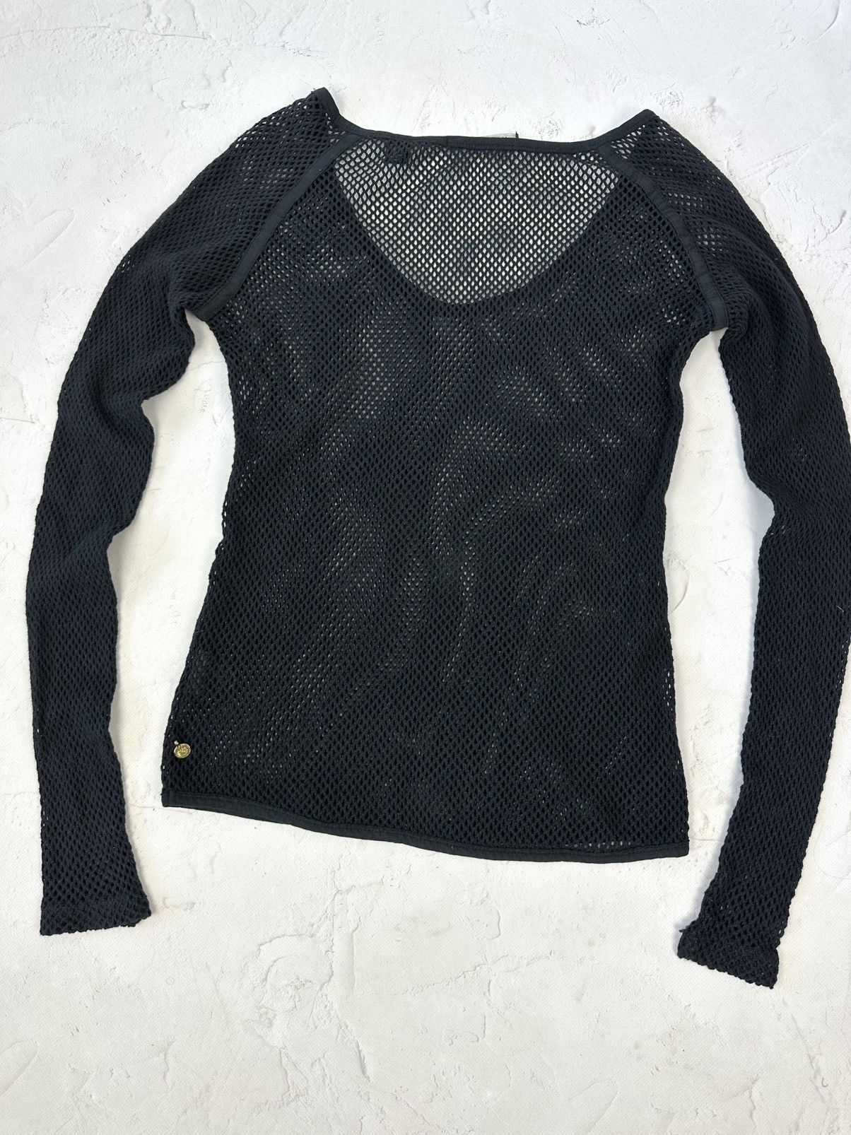 Beauty Beast × If Six Was Nine × Vintage Vintage Mesh Black Sweater Size S / US 4 / IT 40 - 6 Thumbnail
