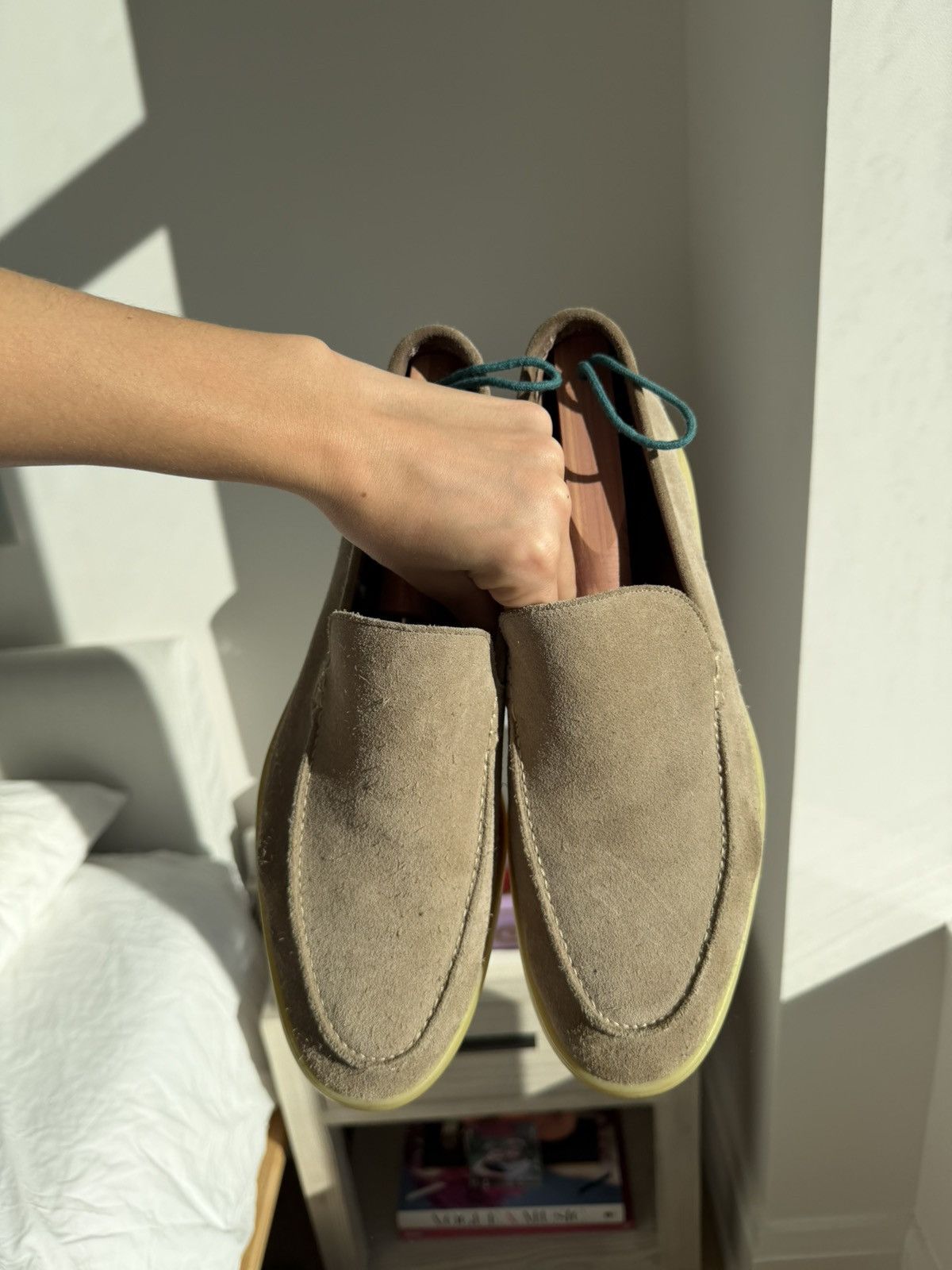 Suitsupply Suitsupply $329 Suede Size 12 Slip On Loafers Size US 12 / EU 45 - 4 Thumbnail