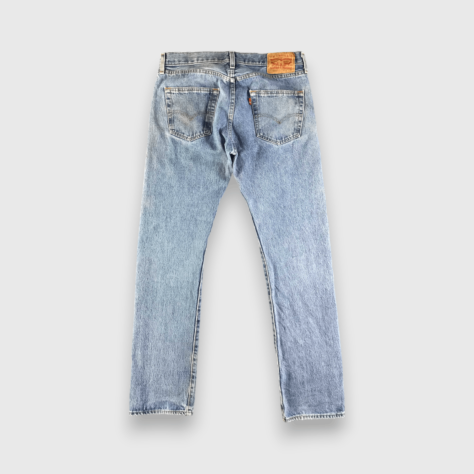 Levi's Vintage Blue Wash Levis 501 Jeans-J3514 Size US 33 - 2 Thumbnail