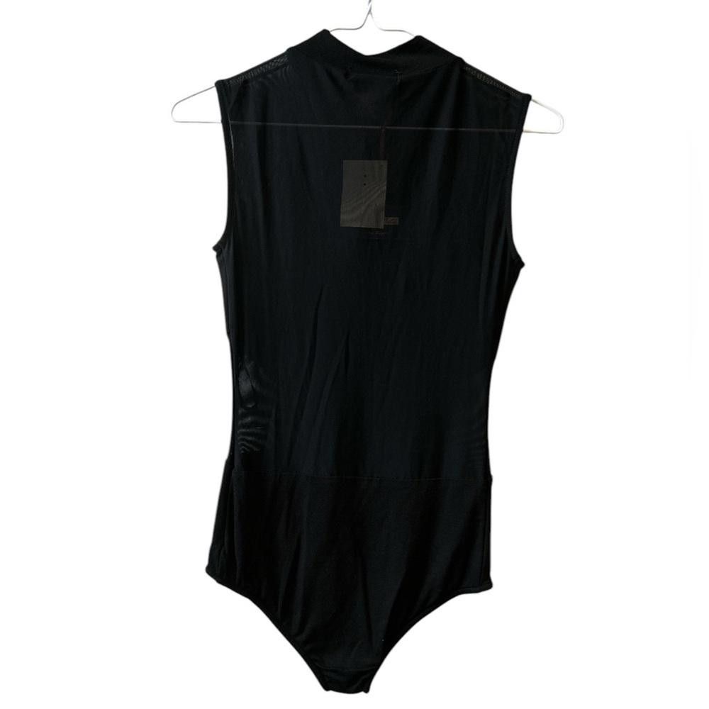 Designer NWT Black Note Los Angeles Black Bodysuit Size Small Size S / US 4 / IT 40 - 2 Thumbnail
