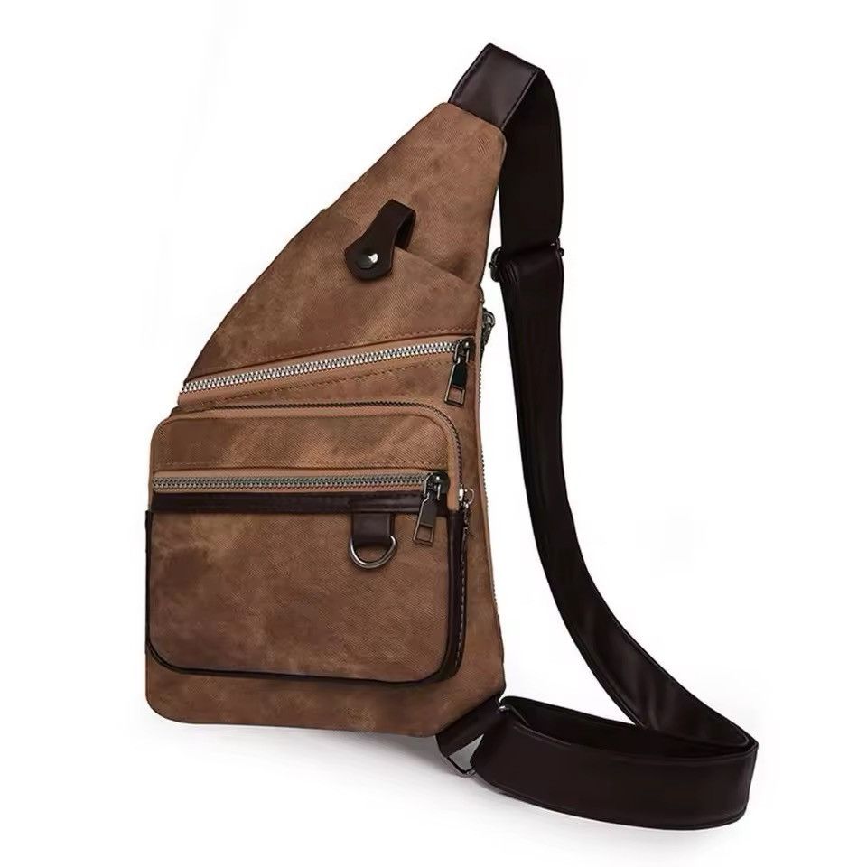 Vintage Outdoor Casual Crossbody Shoulder Retro Style Bag Backpack Size ONE SIZE - 2 Thumbnail