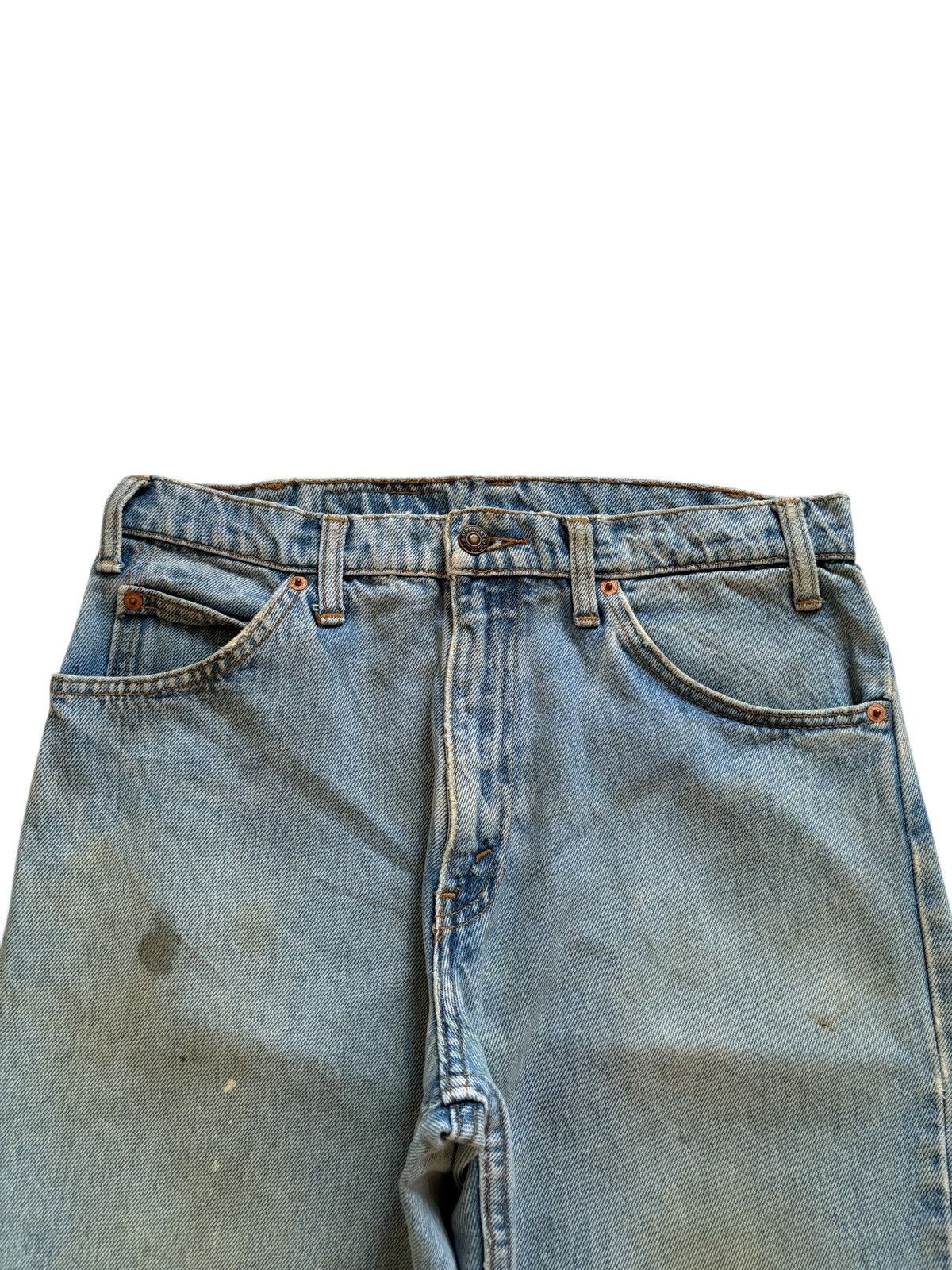 Levi's × Levi's Vintage Clothing Vintage 90s Levis 550 Orange Tab Mud Wash Baggy Jean Short Size US 31 - 4 Thumbnail
