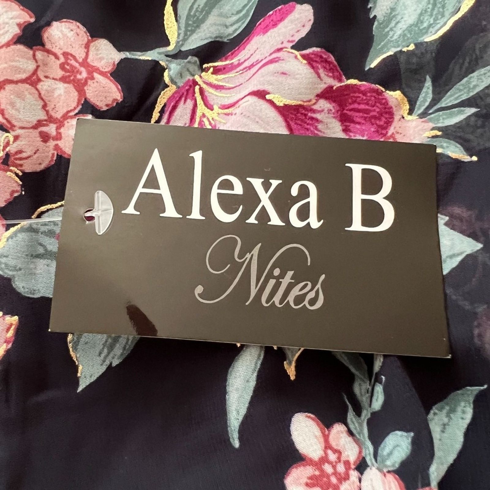 Other Alexa B Nites Floral A Line Maxi Dress Petite, 8P Size M / US 6-8 / IT 42-44 - 6 Thumbnail