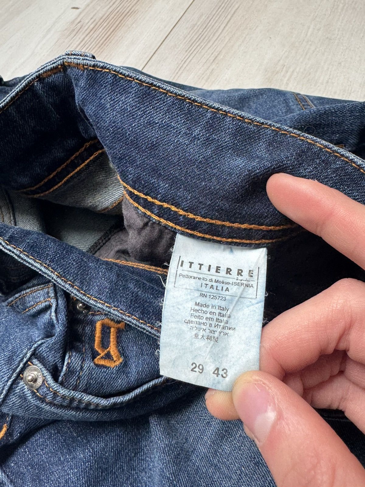 John Galliano John Galliano slim Jeans Italy Hedi slimane style Size US 29 - 11 Thumbnail