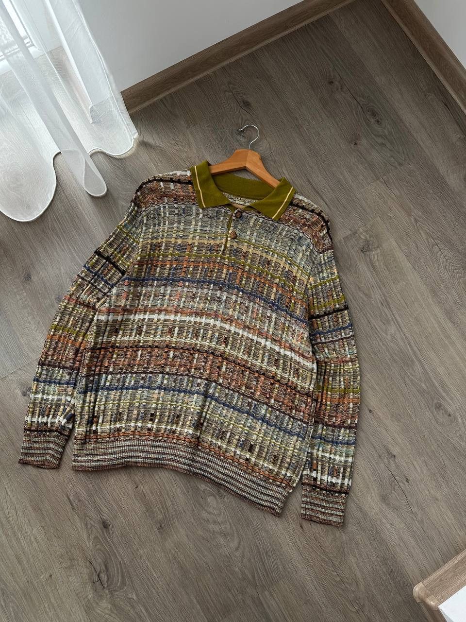 Japanese Brand × Vintage Vintage Botto Beige Cosby Botto Knit Sweater Size US M / EU 48-50 / 2 - 8 Thumbnail