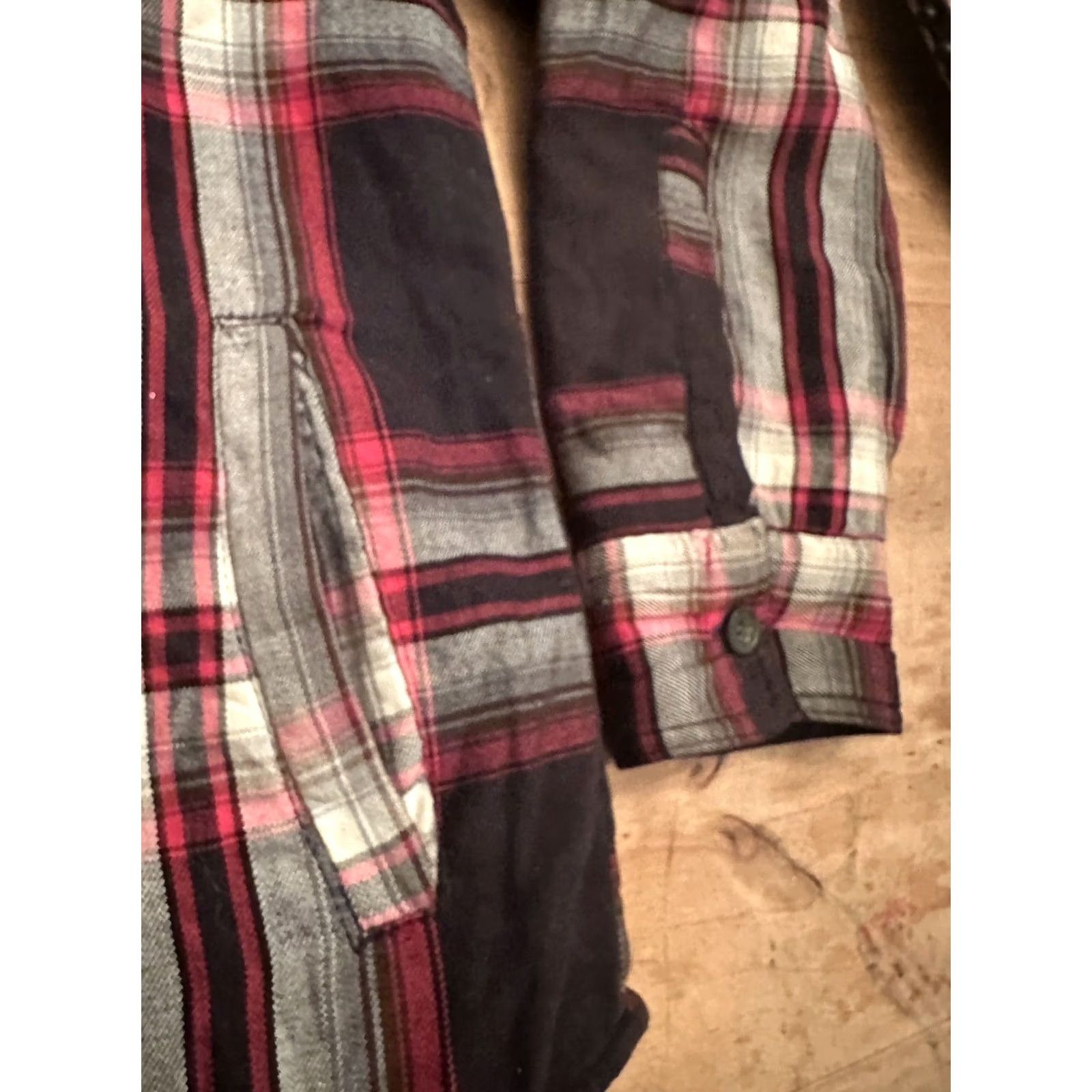 St. John St. John’s Bay Qulited Lined Flannel Jacket Mens Medium Red Plaid Size US M / EU 48-50 / 2 - 4 Thumbnail