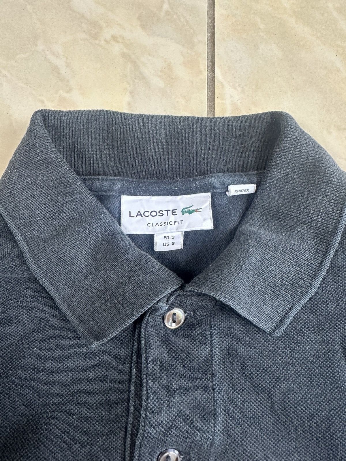 Lacoste Black Lacoste Polo Shirt Size US S / EU 44-46 / 1 - 3 Thumbnail