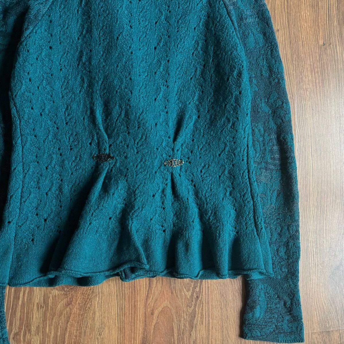 Designer IVKO Felted Wool Jacket Cardigan Women’s Size:42 Size M / US 6-8 / IT 42-44 - 5 Thumbnail