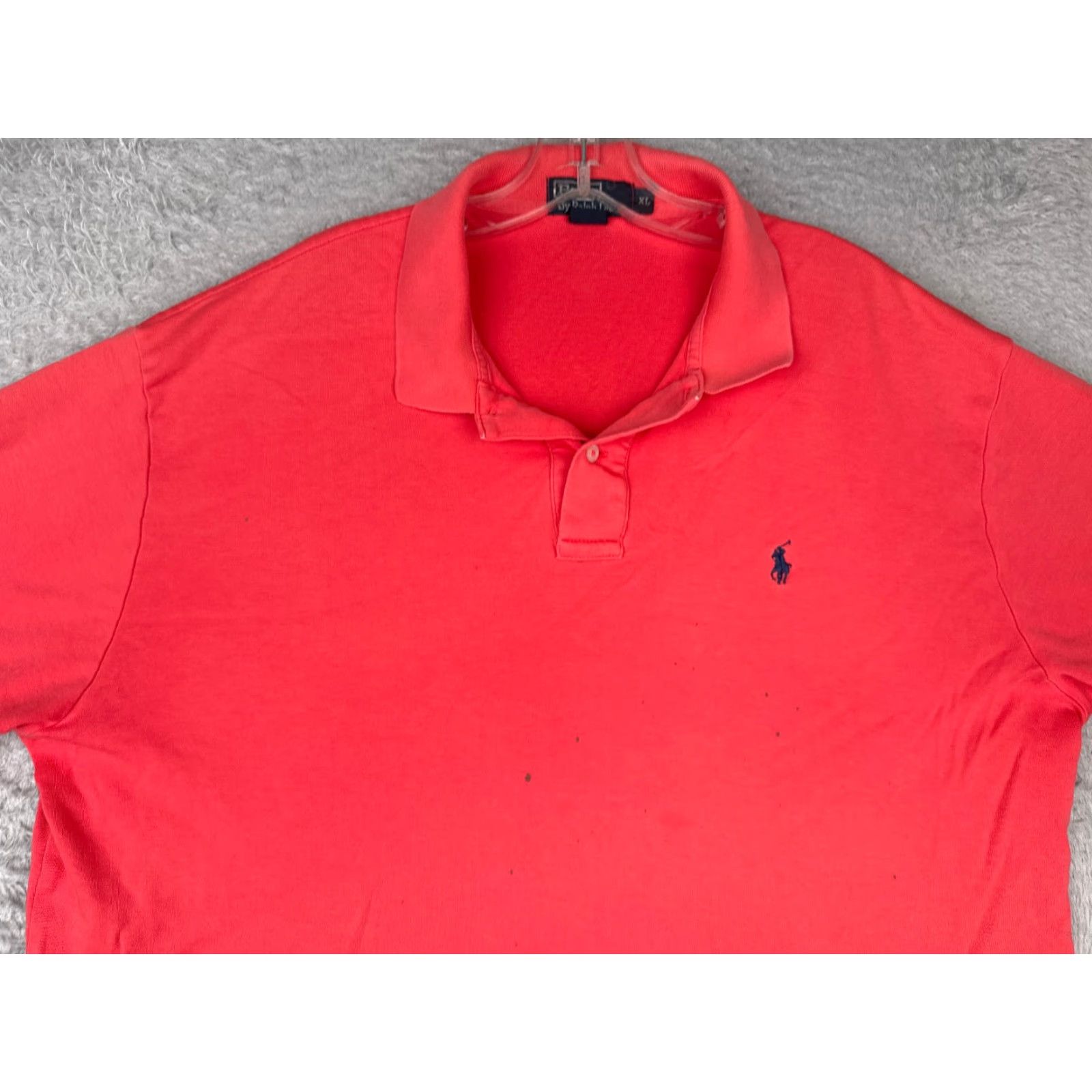 Ralph Lauren VINTAGE Ralph Lauren Polo Shirt Men XL Pink 100% Cotton Short Sleeve Logo Embroidered Relaxed Fit Knit Casual Modern American Sports Polo Mens Size US XL / EU 56 / 4 - 4 Thumbnail