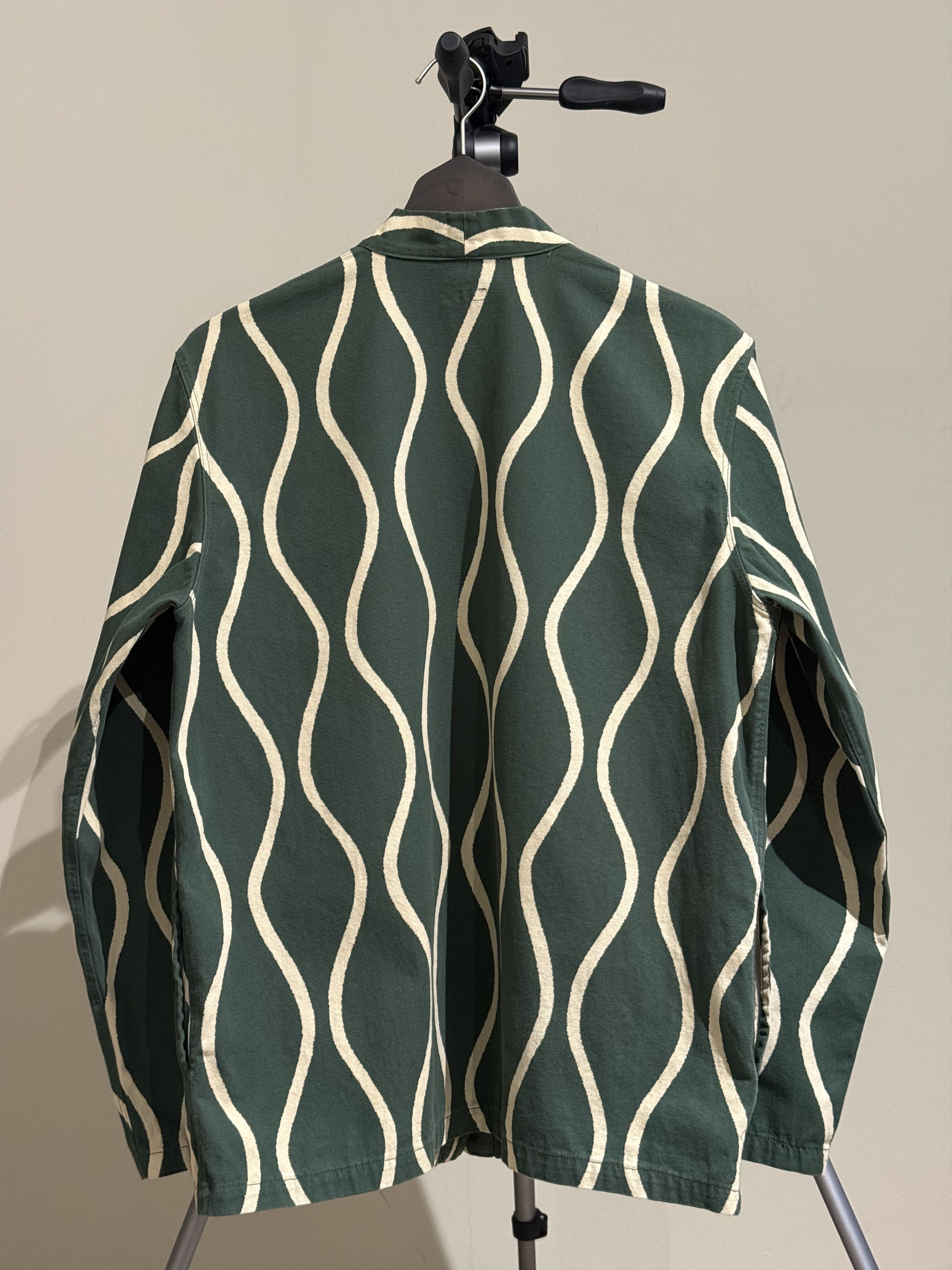 Kapital Kakashi Stripe Linen-Cotton Canvas Noragi Size US XL / EU 56 / 4 - 2 Thumbnail