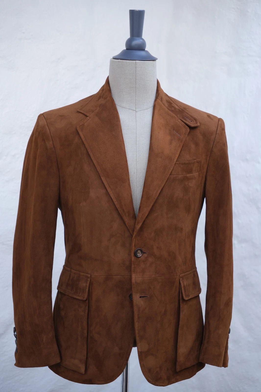 Ralph Lauren Purple Label New Ralph Lauren Polo Brown Suede Jacket EU 48 / US 38 Size 38S - 1 Thumbnail
