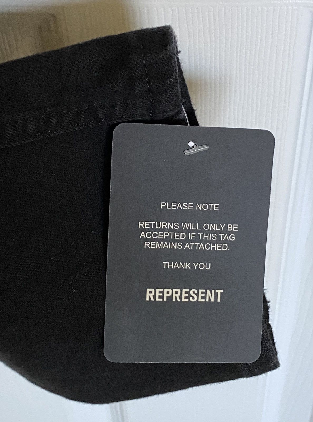 Represent Clo. Represent Clo R1 Destroyer Black Denim Jeans Size 32 Size US 32 / EU 48 - 11 Thumbnail