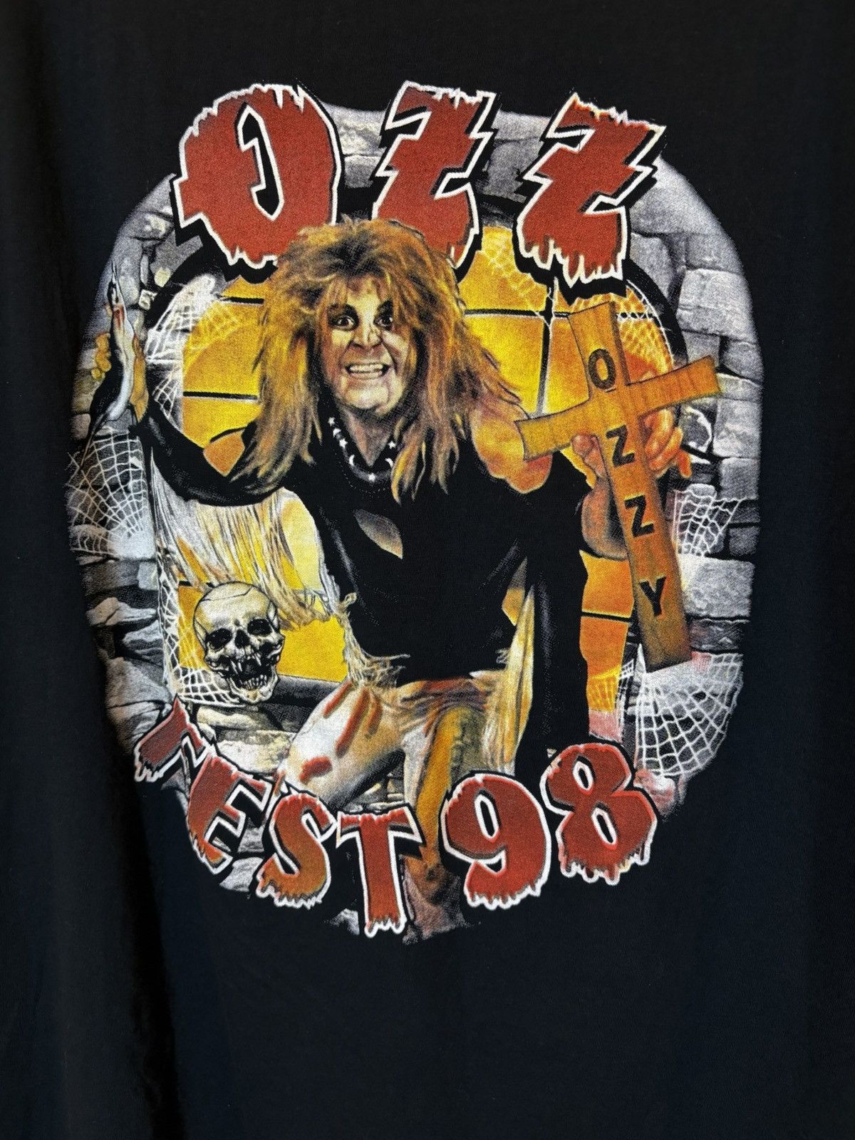 Ozzy Osbourne 1998 ozzfest tee shirt Size US XL / EU 56 / 4 - 2 Thumbnail