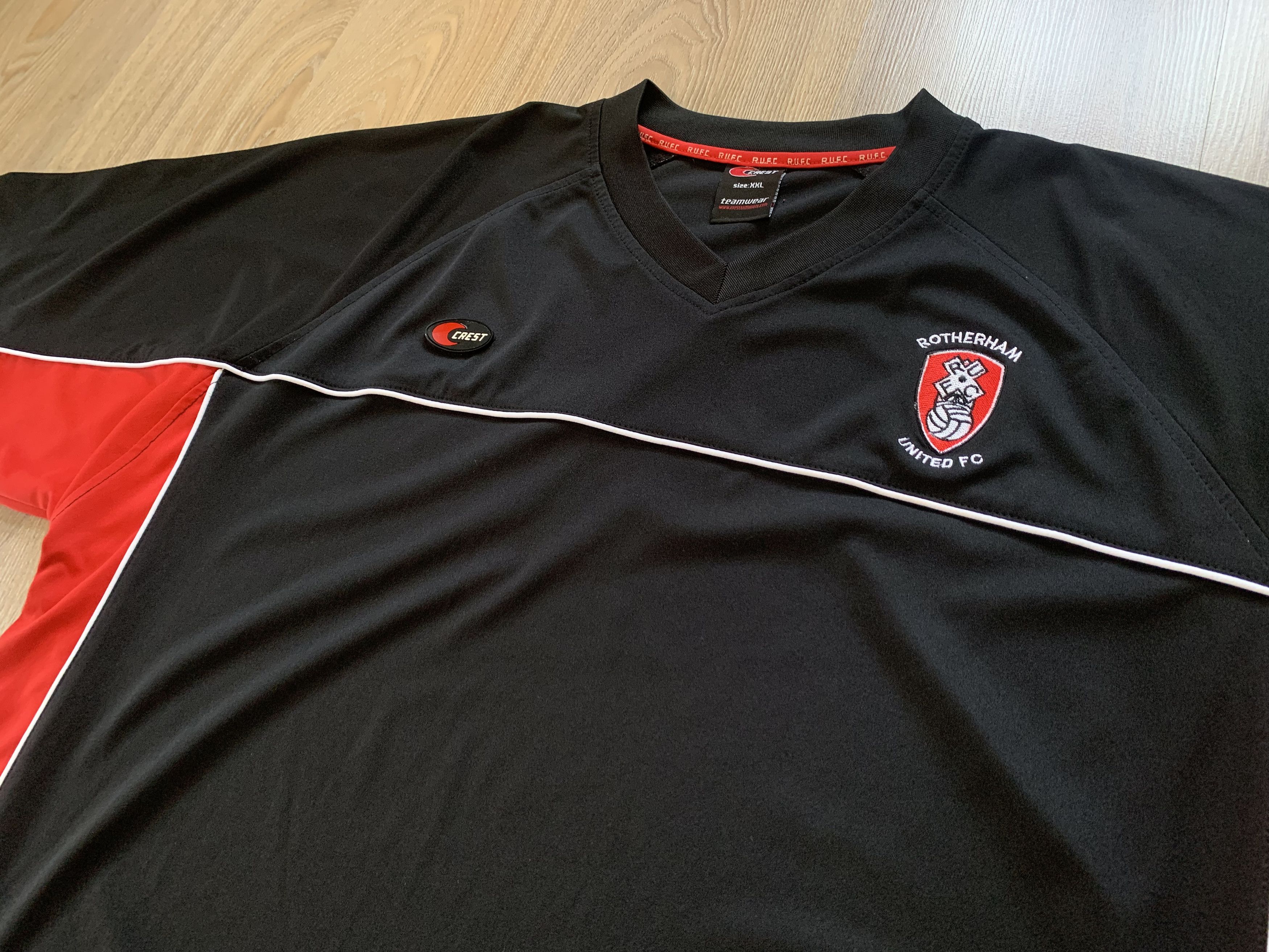 Vintage Crest Roterham Training T Shirt Size US XXL / EU 58 / 5 - 4 Thumbnail